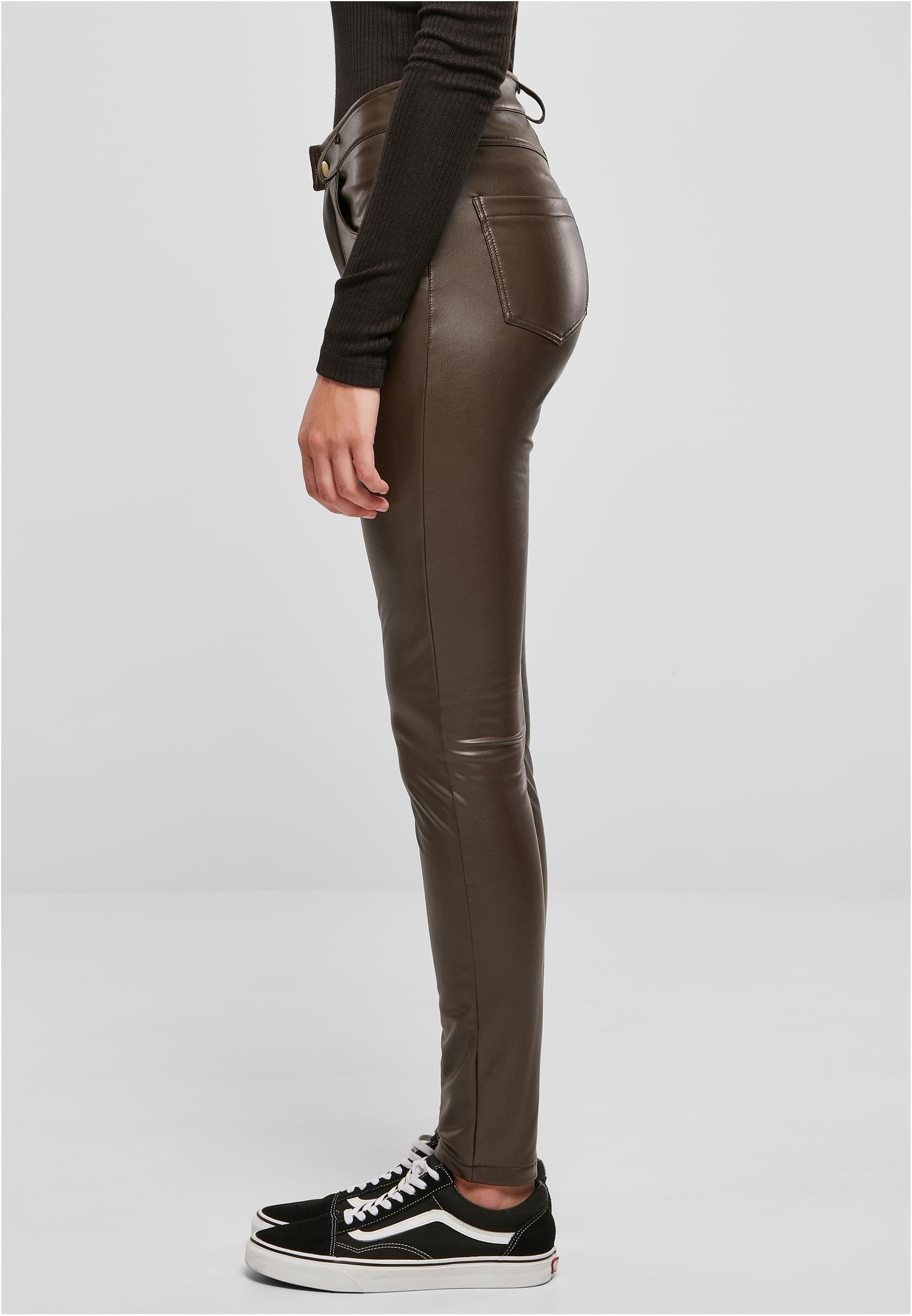 (1 | »Damen Jerseyhose Leather tlg.) Ladies Waist bestellen Mid CLASSICS BAUR URBAN Synthetic Pants«, online