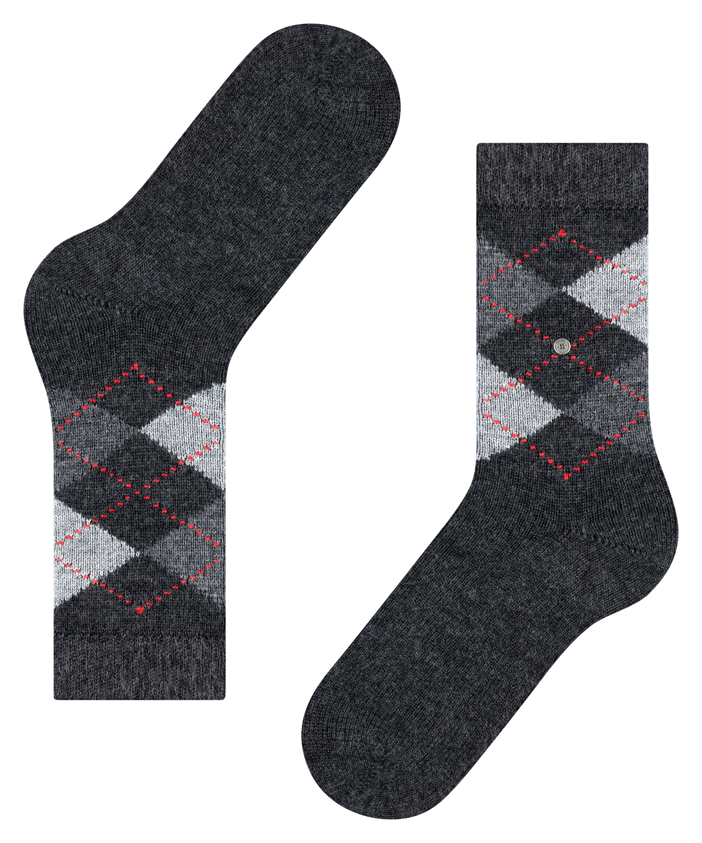 Burlington Socken »Whitby« verstärkt, hochwertig, mehrfarbig, mit Karo