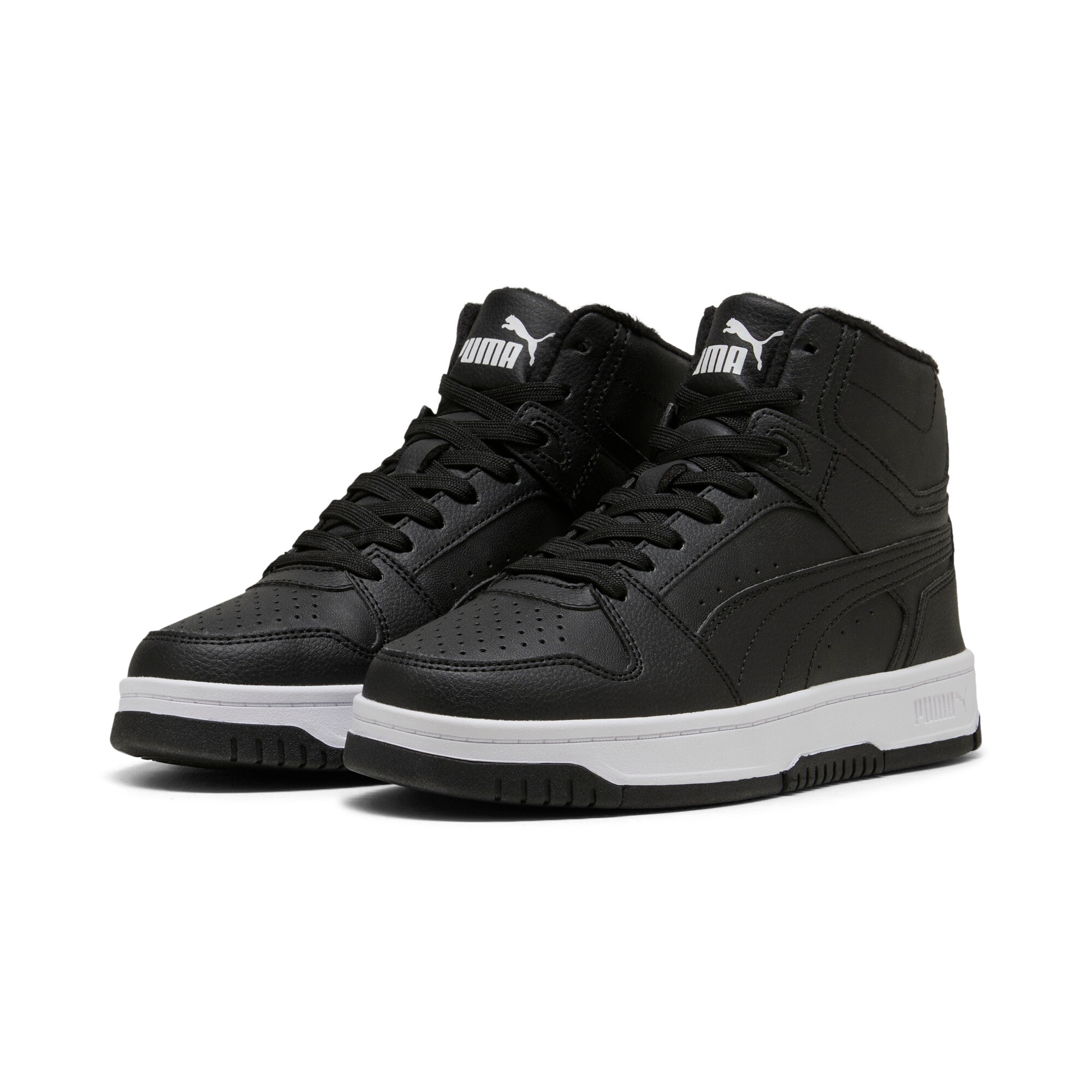 PUMA "REBOUND SLAM MID WTR JR" Winterschuhe, Schnürboots, Sneaker