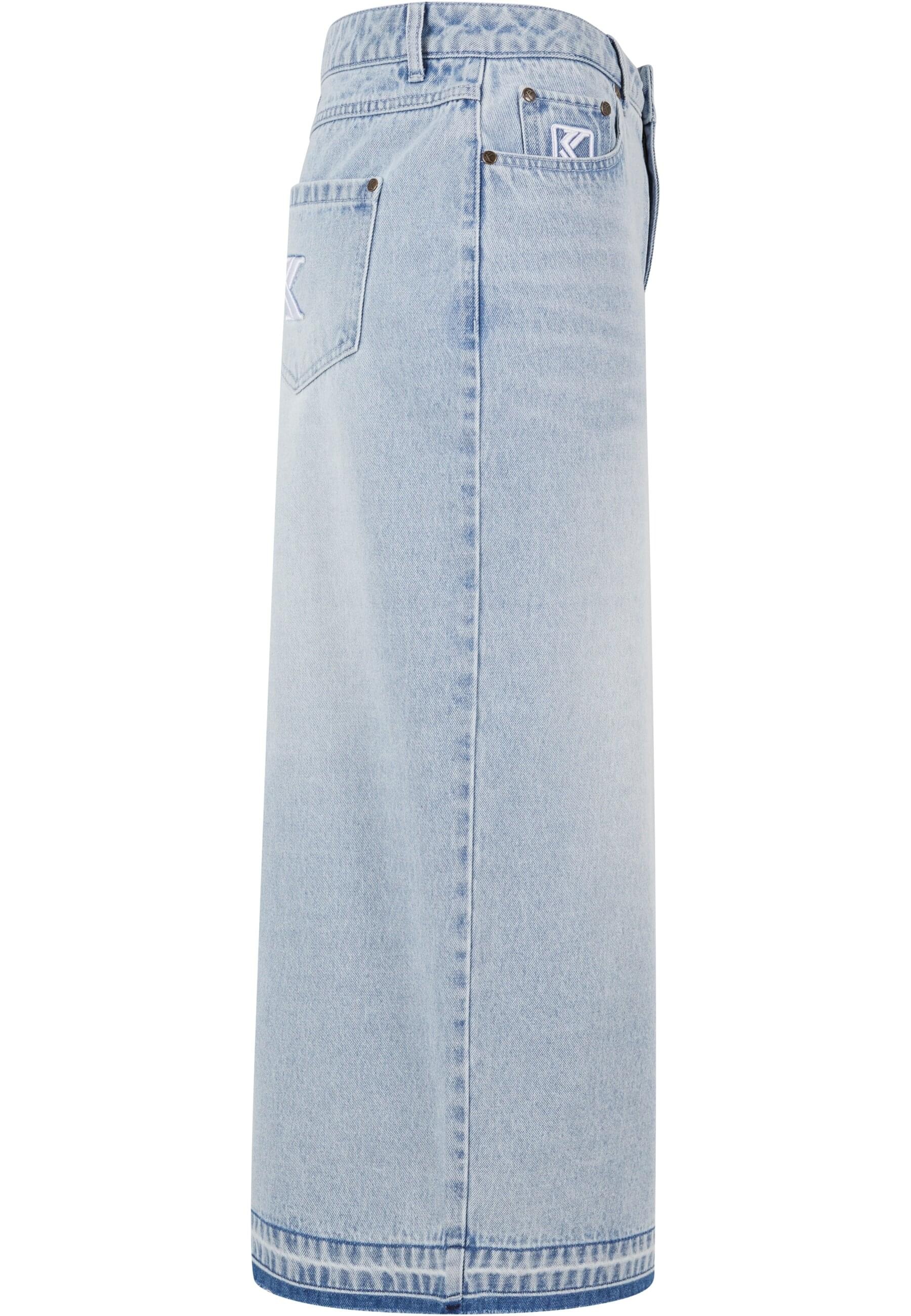 Karl Kani Shirtkleid »Karl Kani Damen KW242-033-1 Karl Kani OG Long Denim Skirt«, (1 tlg.)