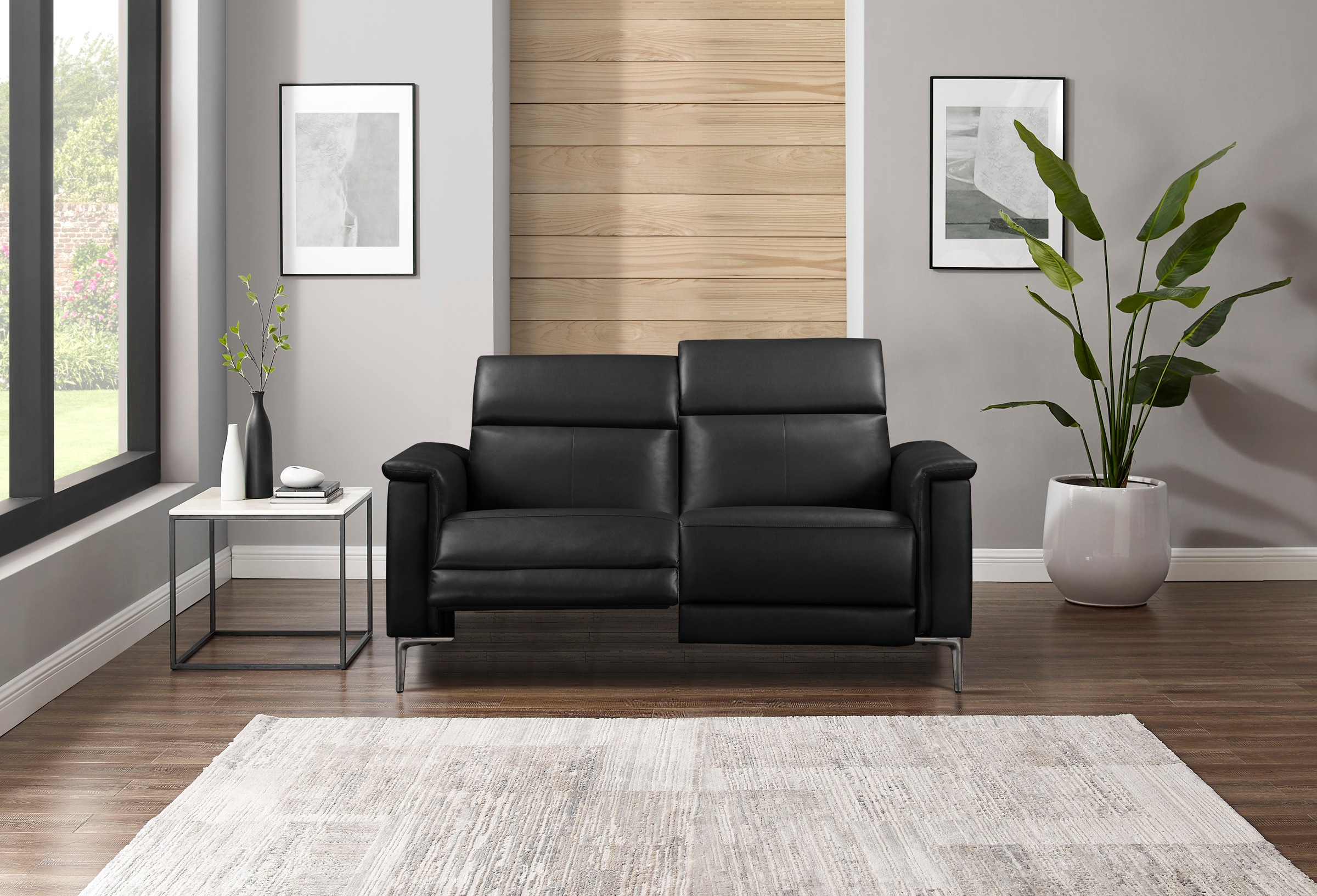 Places of Style 2-Sitzer »Lund«, manueller od. elektrischer Relaxfunktion und USB-A