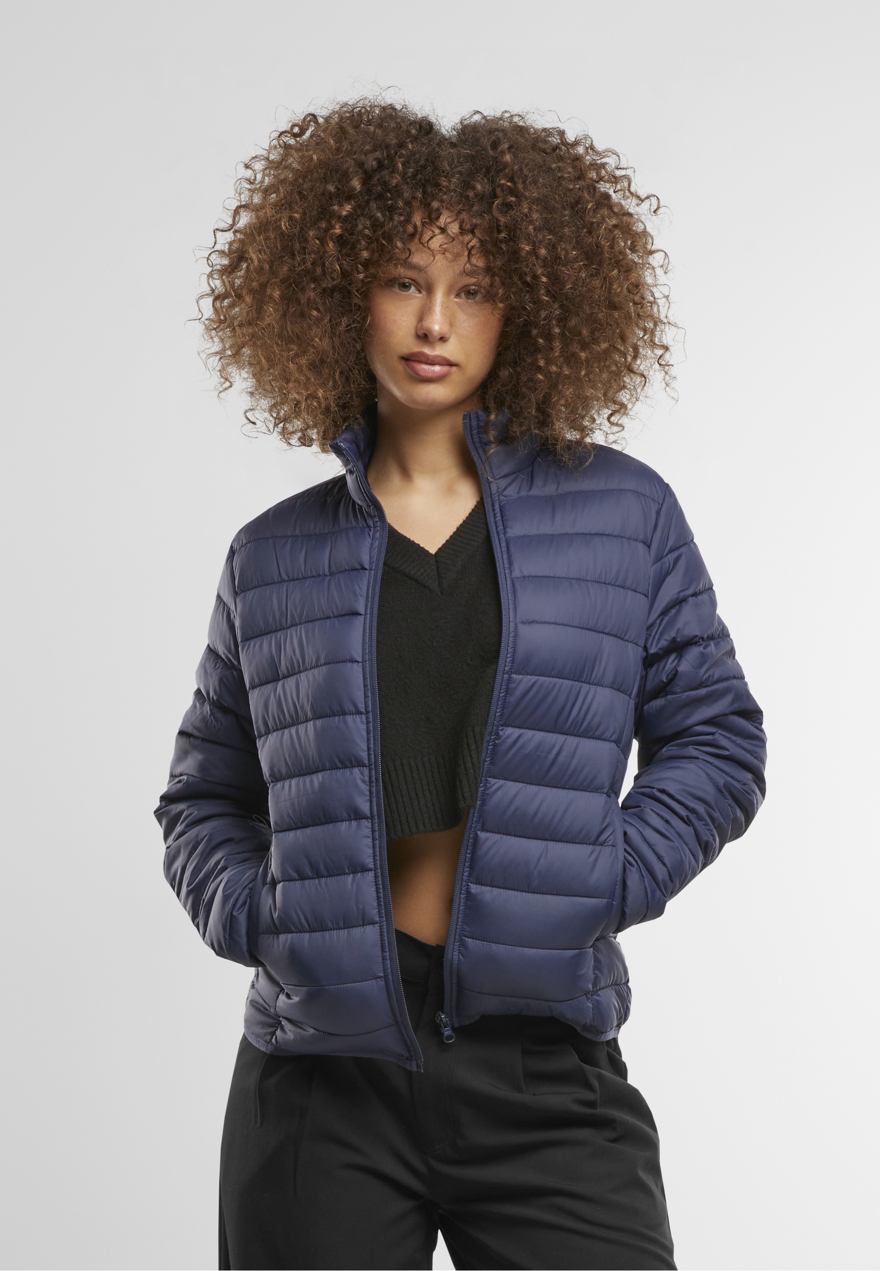URBAN CLASSICS Allwetterjacke »Urban Classics Ladies Ultra Light Puffer Jacket« 1 Stk. tlg. ohne Kapuze