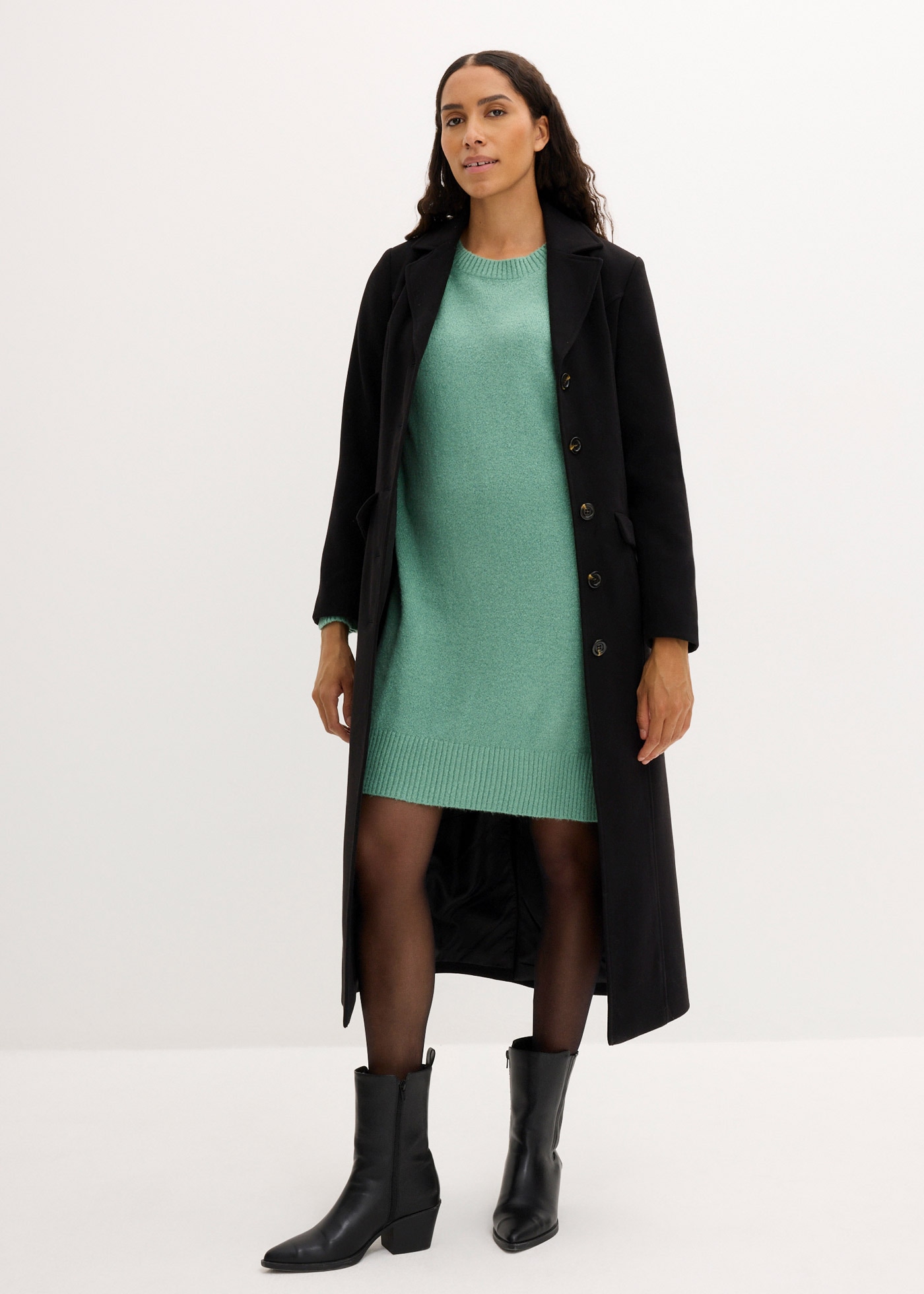 bonprix Sweatkleid »Oversize-Strickkleid« Oversize-Strickkleid