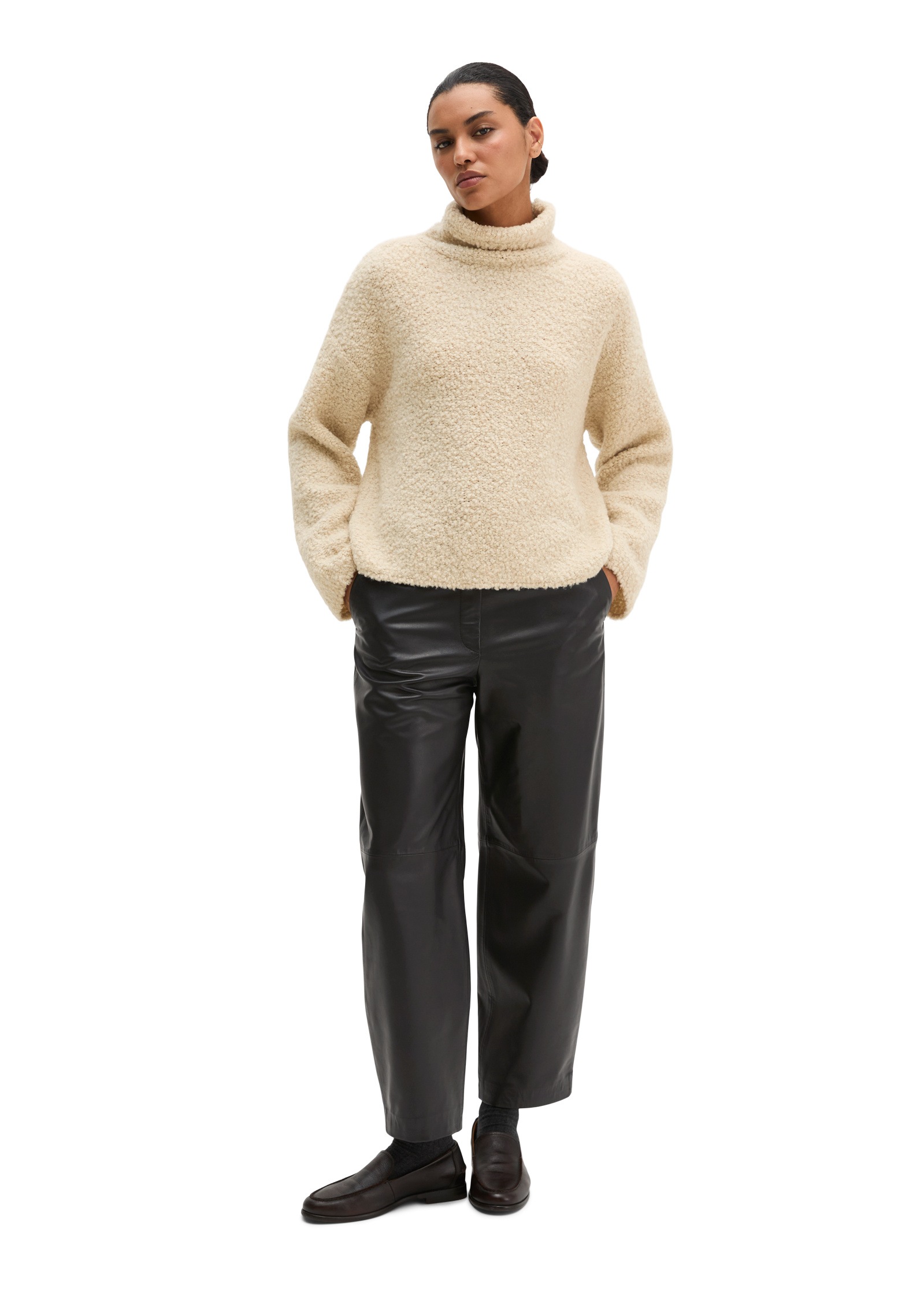 Marc O'Polo Strickpullover »aus Bouclé-Garn«
