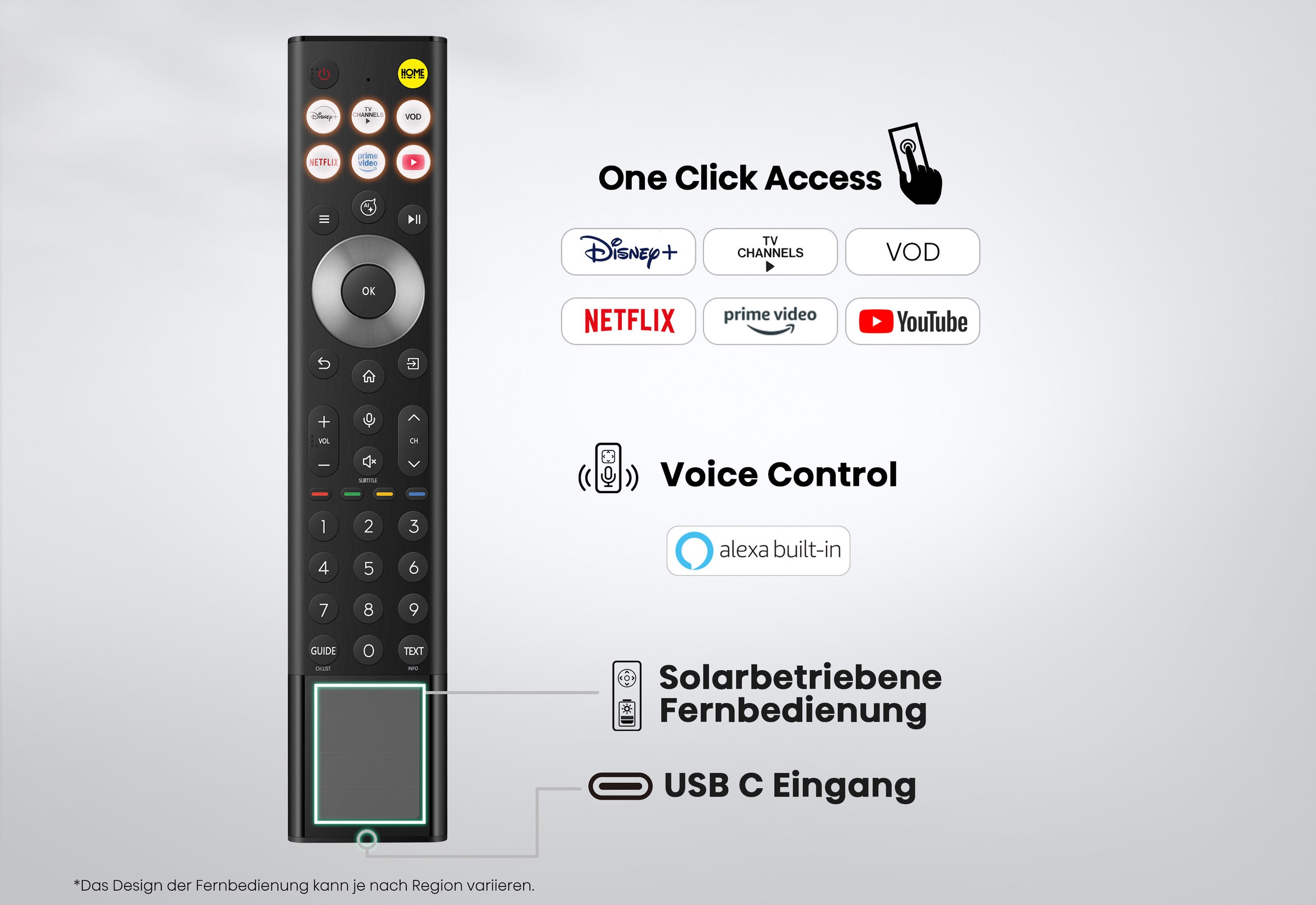 Hisense Mini-LED-Fernseher »65UR8DS« 164 cm/65 ″ Smart-TV