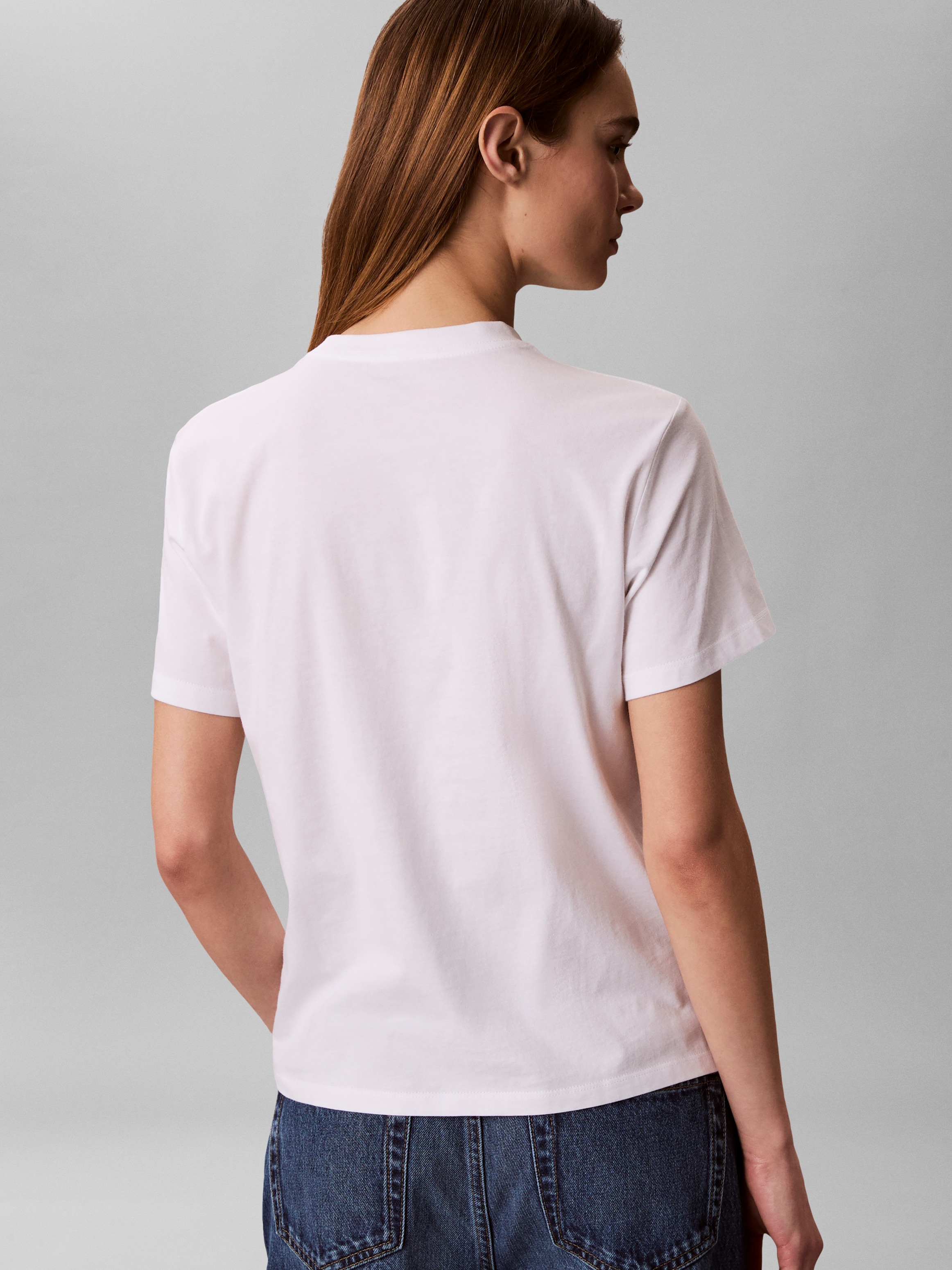 Calvin Klein T-Shirt White Size L 2