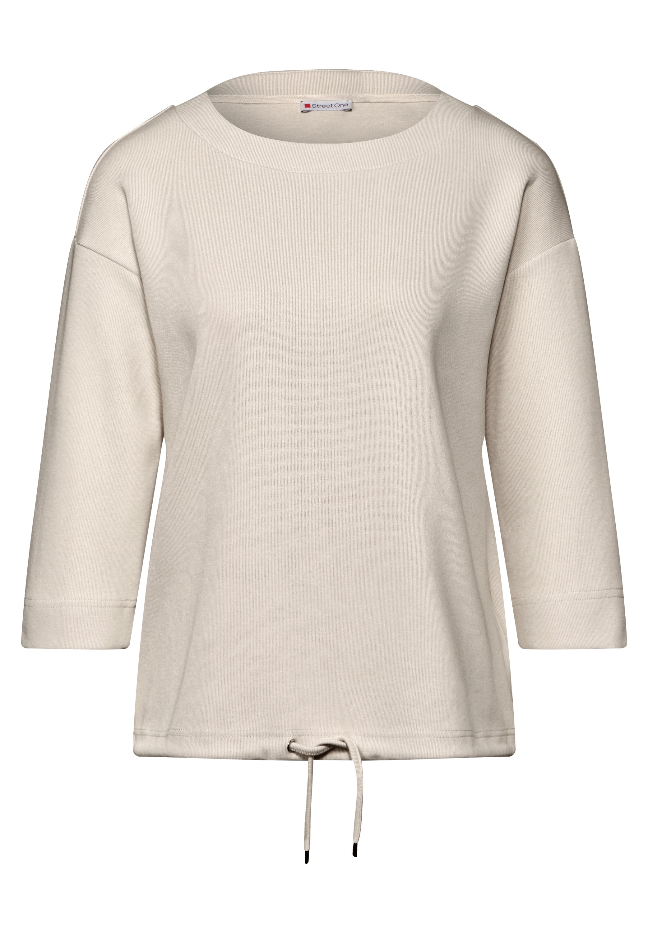 STREET ONE 3/4-Arm-Shirt, mit Tunnelzug am Saum