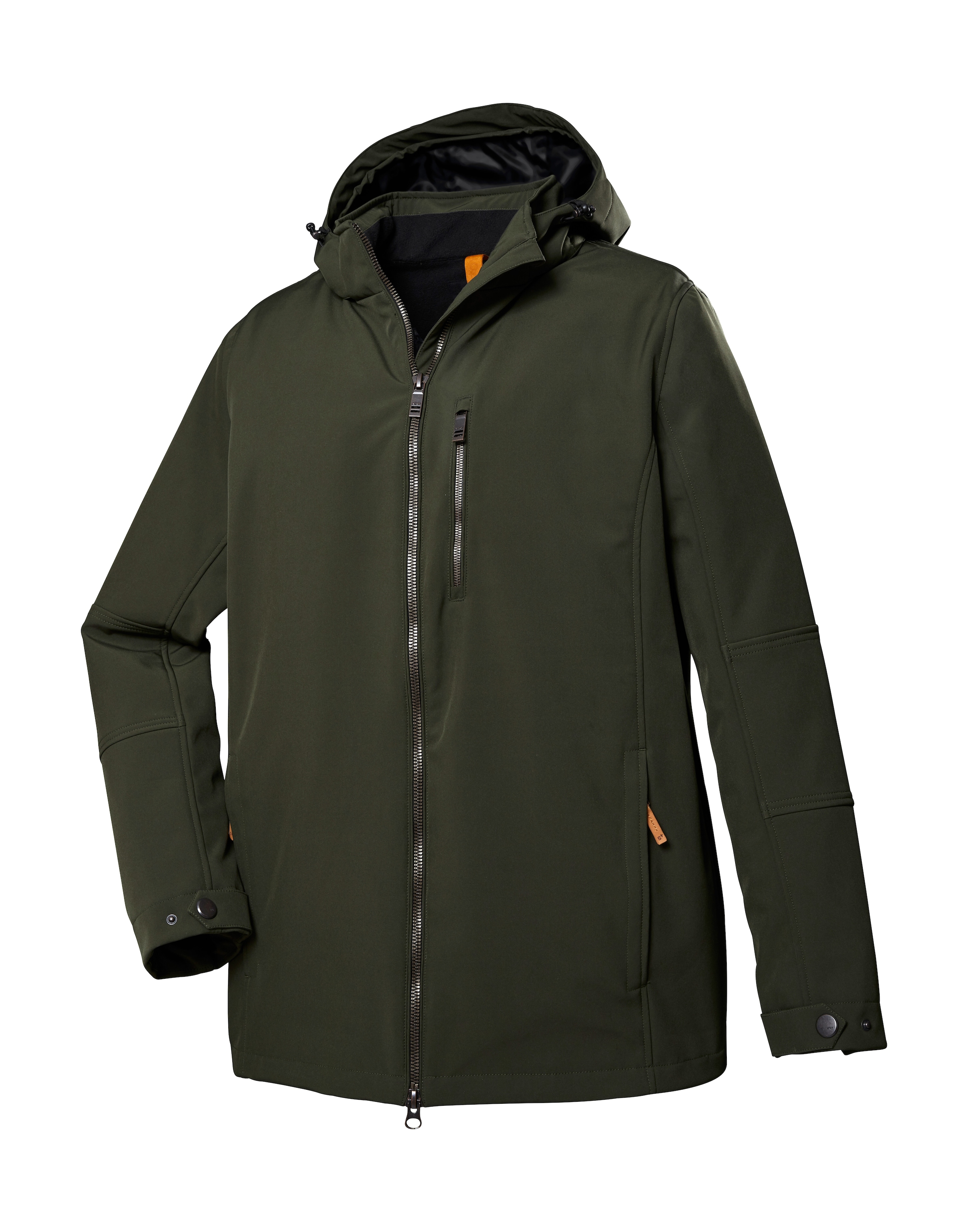 STOY Softshelljacke »STW 17 MN SFTSHLL JCKT«, Wasserabweisende, atmungsaktive Softshelljacke mit abnehmbarer Kapuze