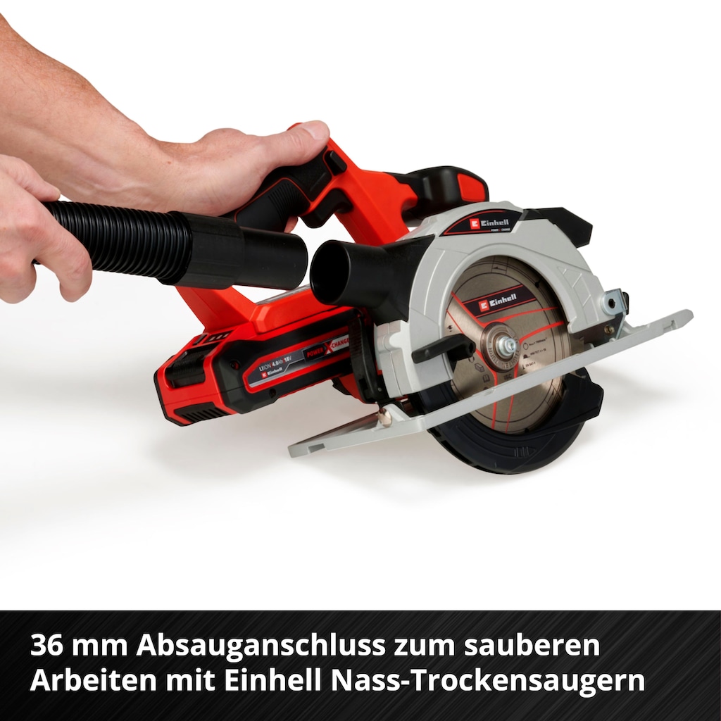 Einhell Akku-Handkreissäge »TE-CS 18/150 Li - Solo«, (2 St.)