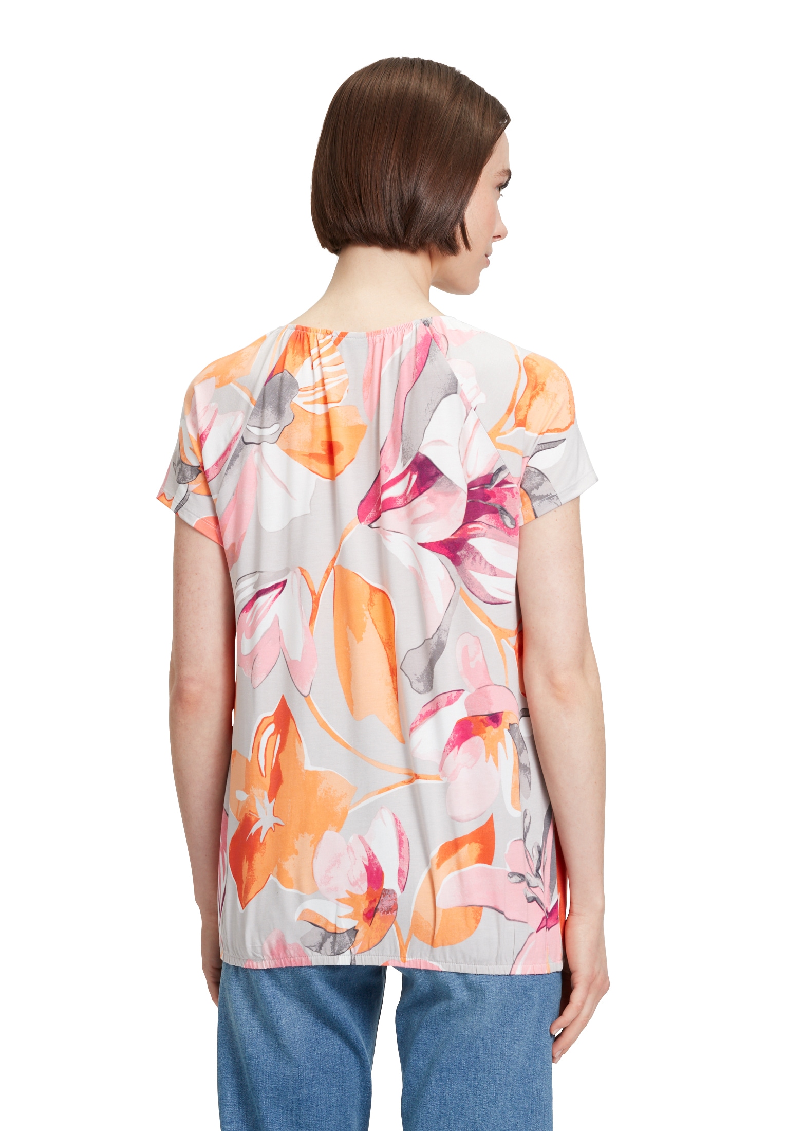 Betty Barclay Kurzarmshirt »Betty Barclay Casual-Shirt mit Gummizug«, (1 tlg.), Druck