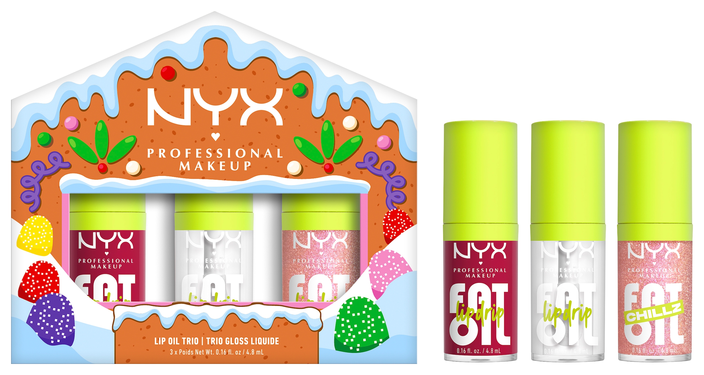 NYX Lipgloss »NYX Professional Makeup Fat Oil Trio Kit«