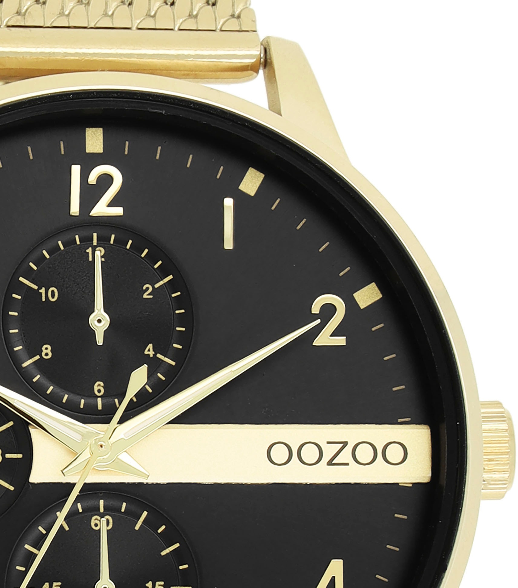 OOZOO Quarzuhr, Armbanduhr, Herrenuhr, Edelstahlarmband