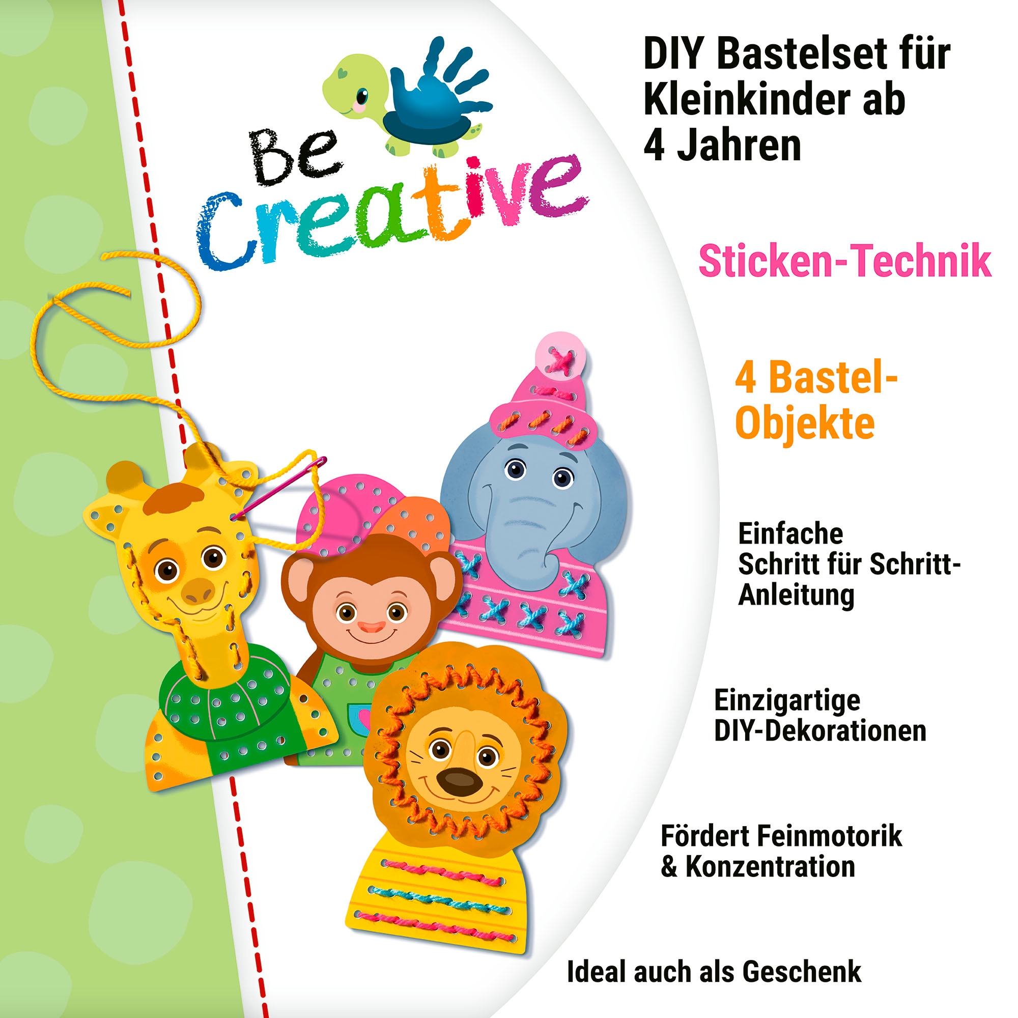 Ravensburger Kreativset »BeCreative Mini, Sticken ohne Nadel«, Made in Europe