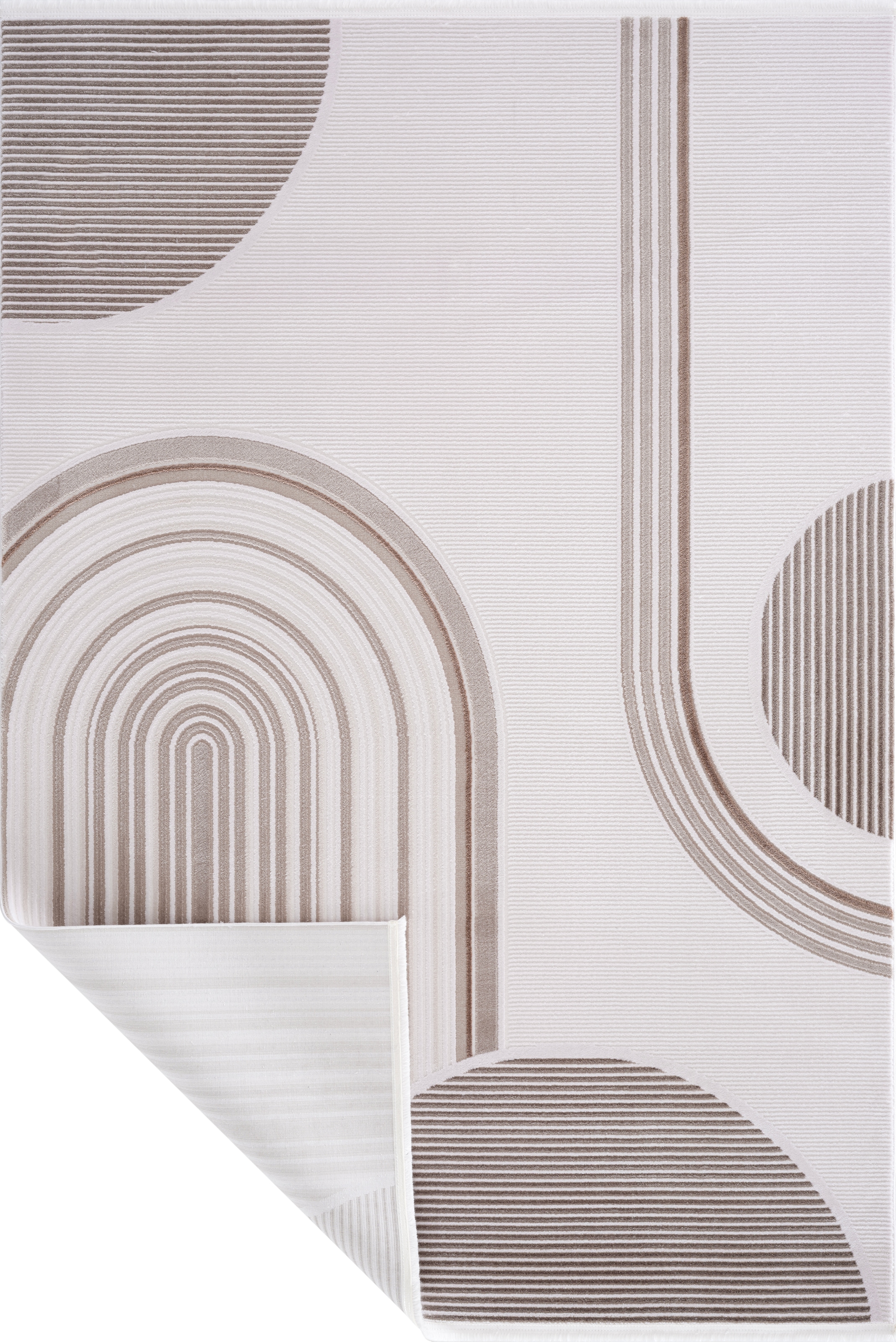 Calvin Klein home Teppich »Glow, mit Fransen, Designerteppich« rechteckig 8 mm Höhe Hoch-Tief, 3D Optik, skandinavischer Stil, Wohnzimmer, Schlafzimmer