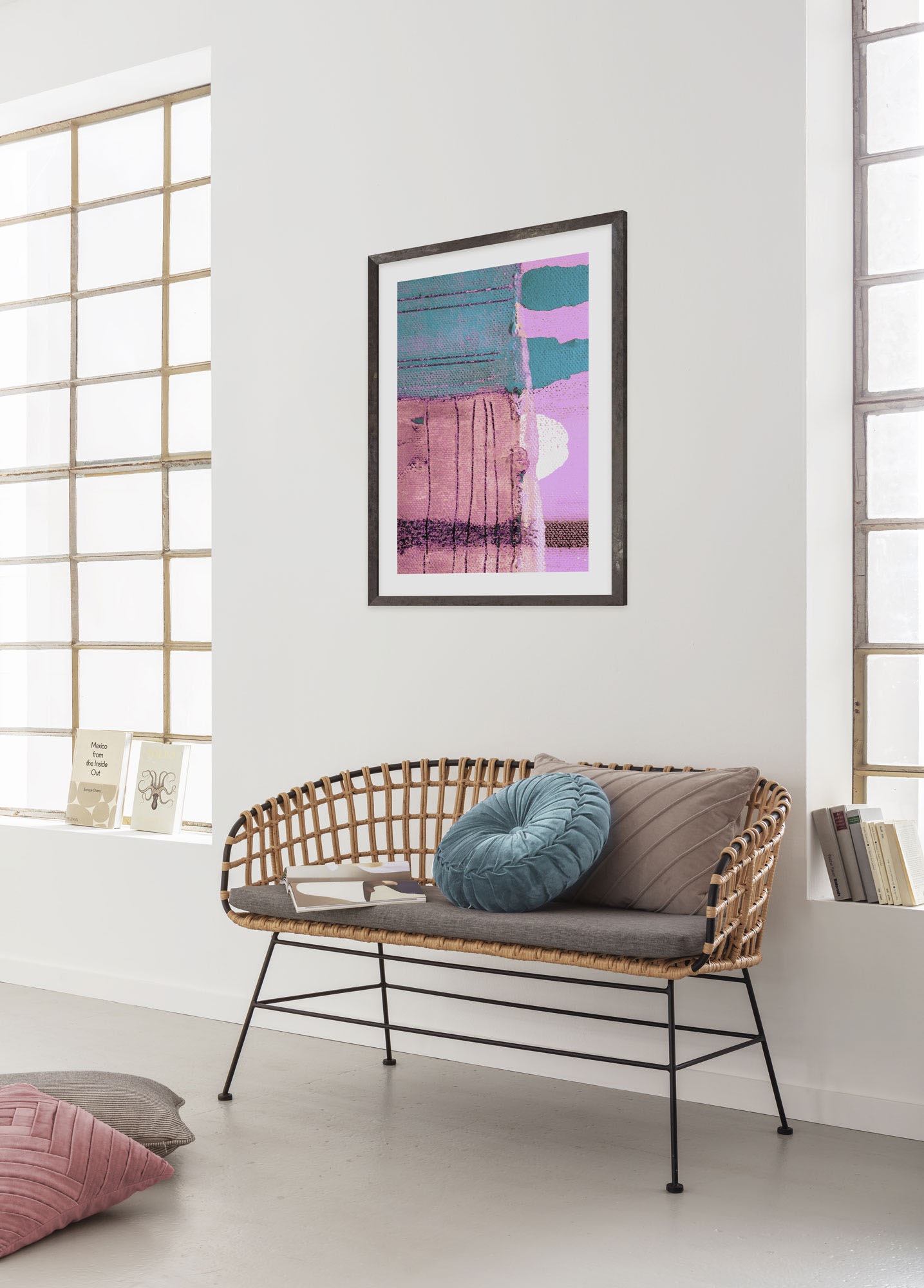 Komar Bild "Pinky Allegro" Natur 1 Stk. tlg. Wandbild zur Dekoration - ohne günstig online kaufen