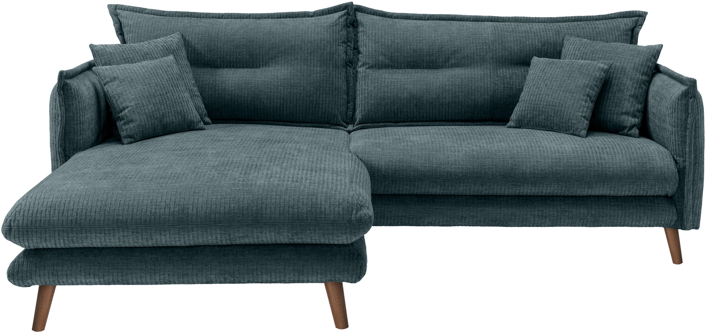 Home affaire Ecksofa "Lazio modern und bequem, schmale Armlehnen, tolle Det günstig online kaufen