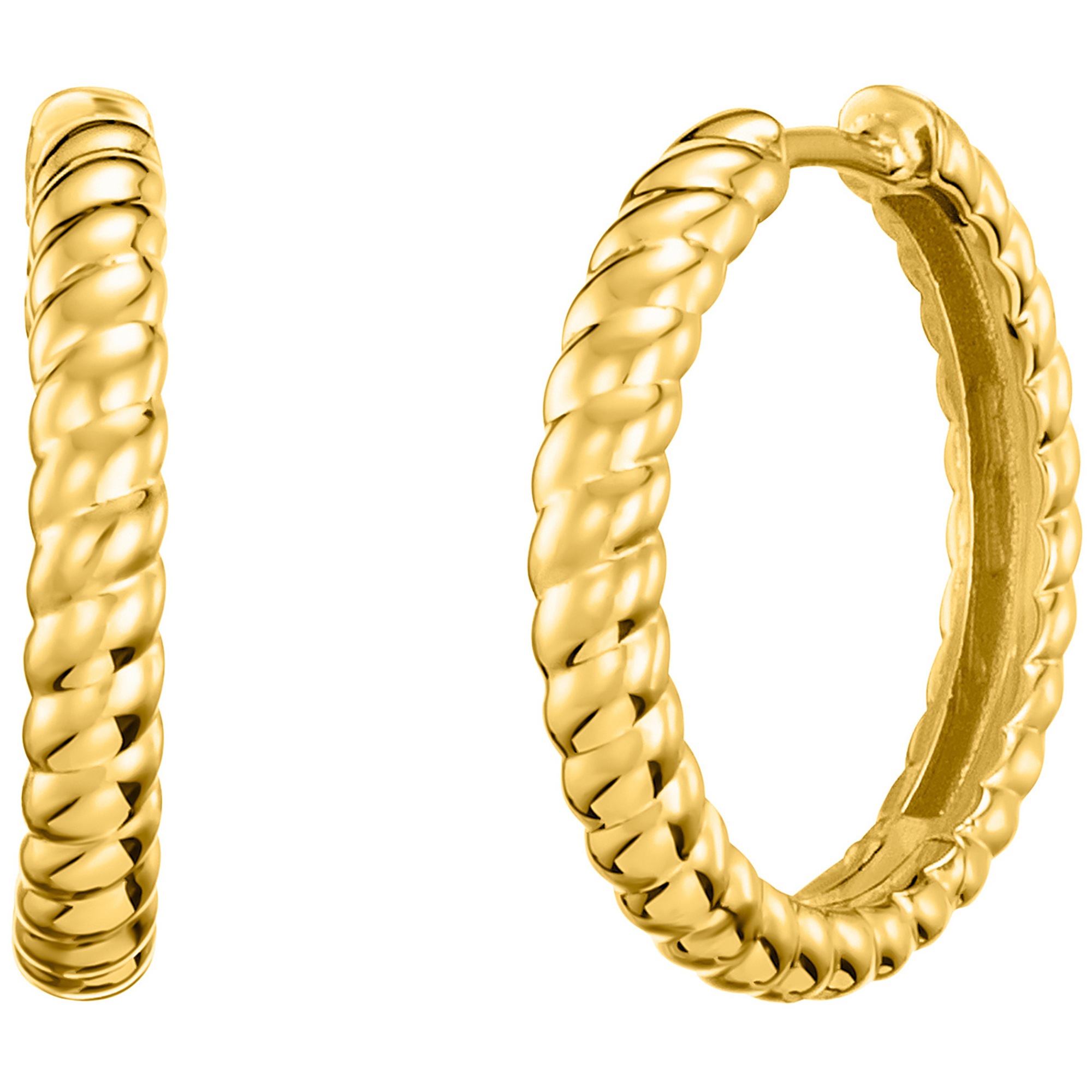Julie Julsen Paar Creolen »925/- Sterling Silber vergoldet 20mm«