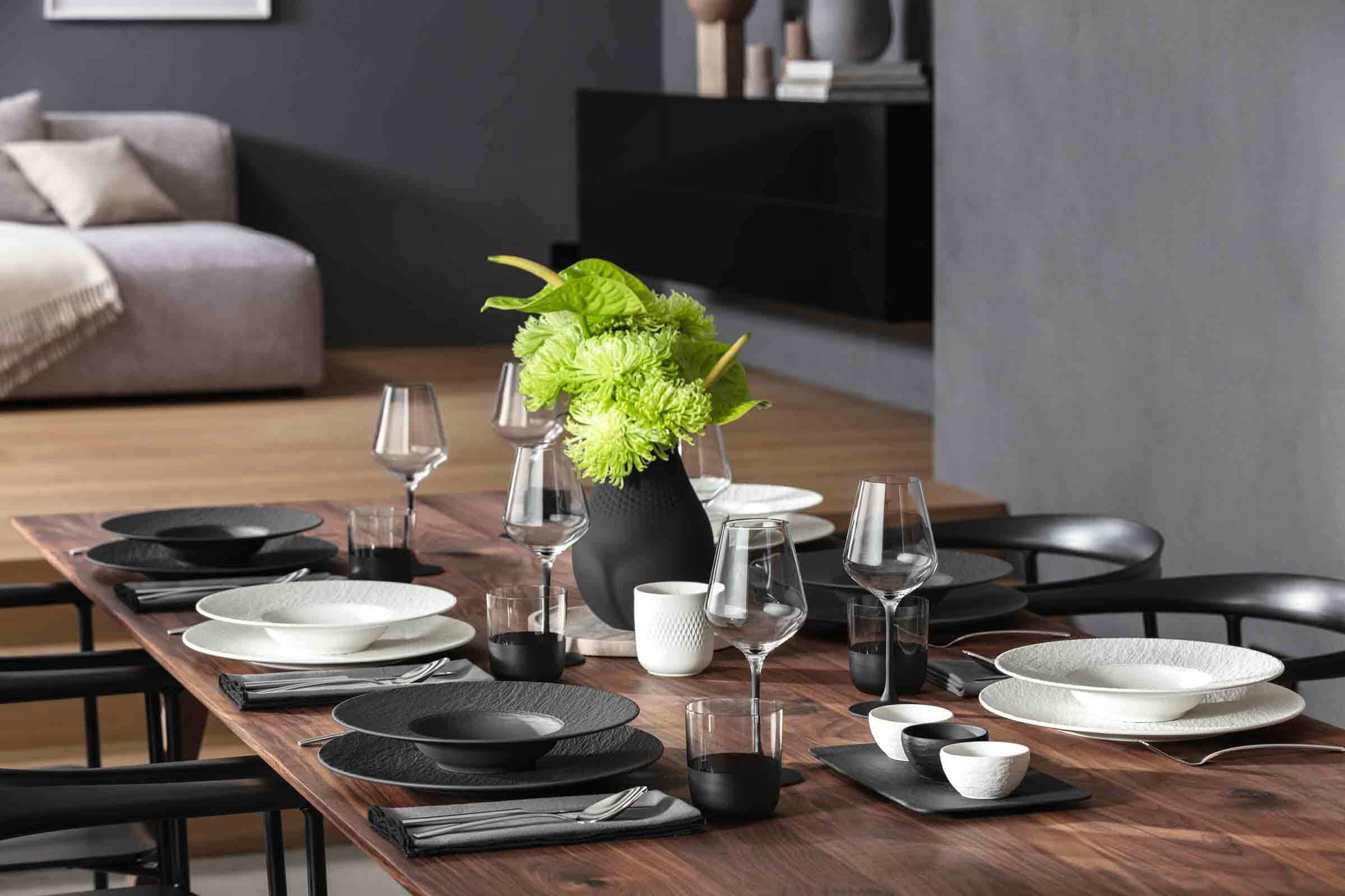 Villeroy & Boch Pastateller »Speiseteller Manufacture Ice ø 28 cm 6er Set weiß« Spülmaschinenfest, Mikrowellensicher