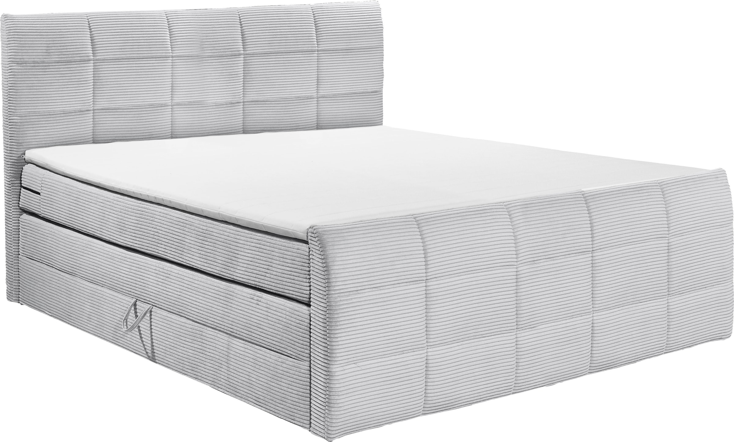 ED EXCITING DESIGN Boxspringbett »Bolivia«, harte Seite mit Kokosmatte, weiche Seite mit Filzabdeckung