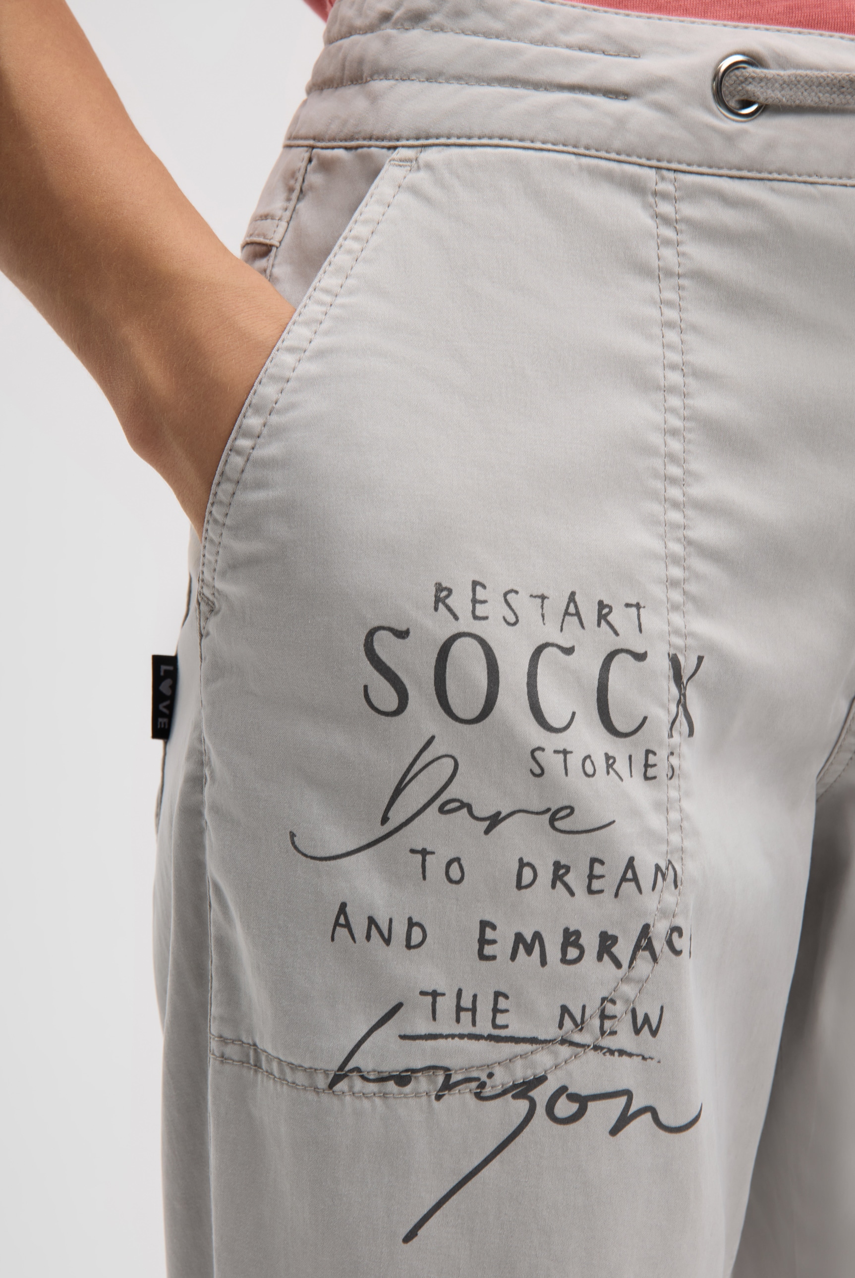 SOCCX Stoffhose  mit Eingrifftaschen