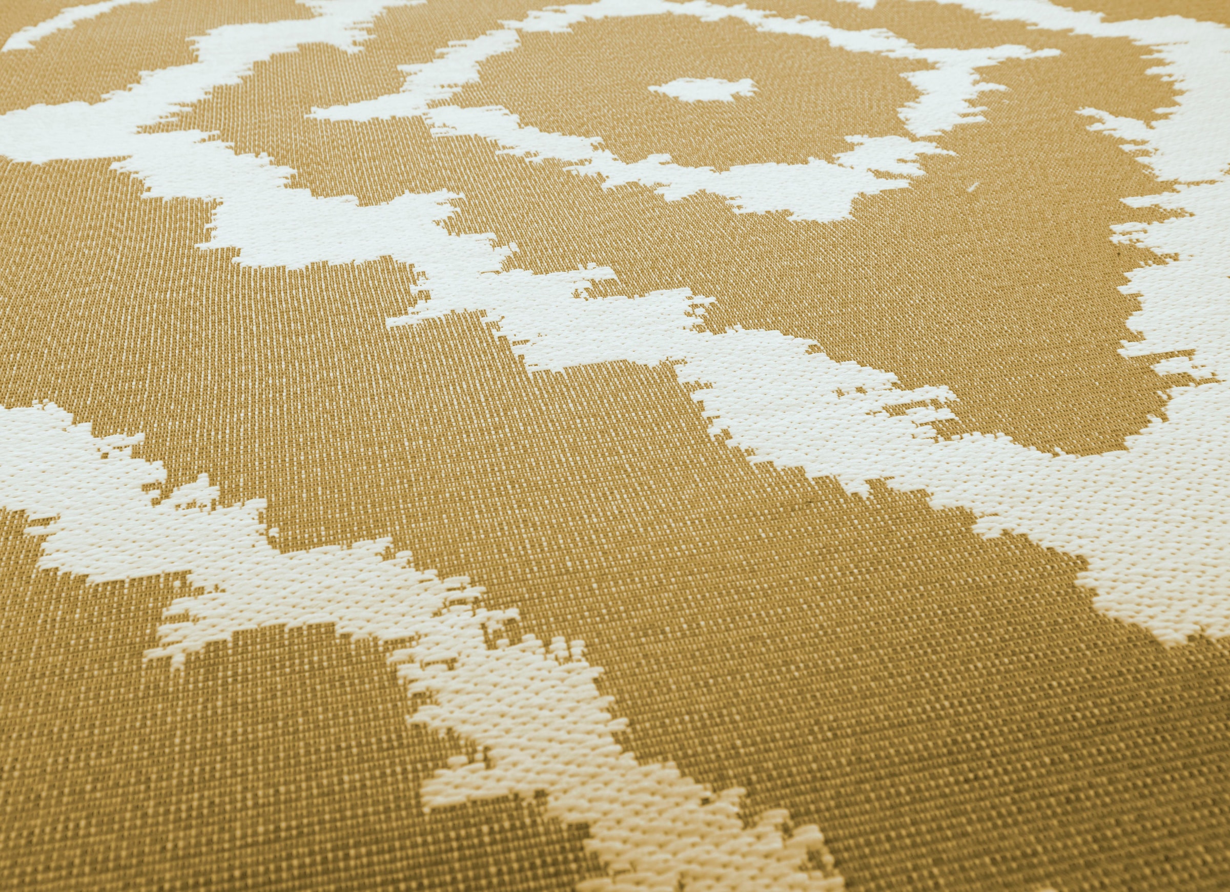 TOM TAILOR HOME Teppich »Garden Pattern«, rechteckig, 3 mm Höhe, Flachgewebe, modernes Rauten Design, In- und Outdoor geeignet