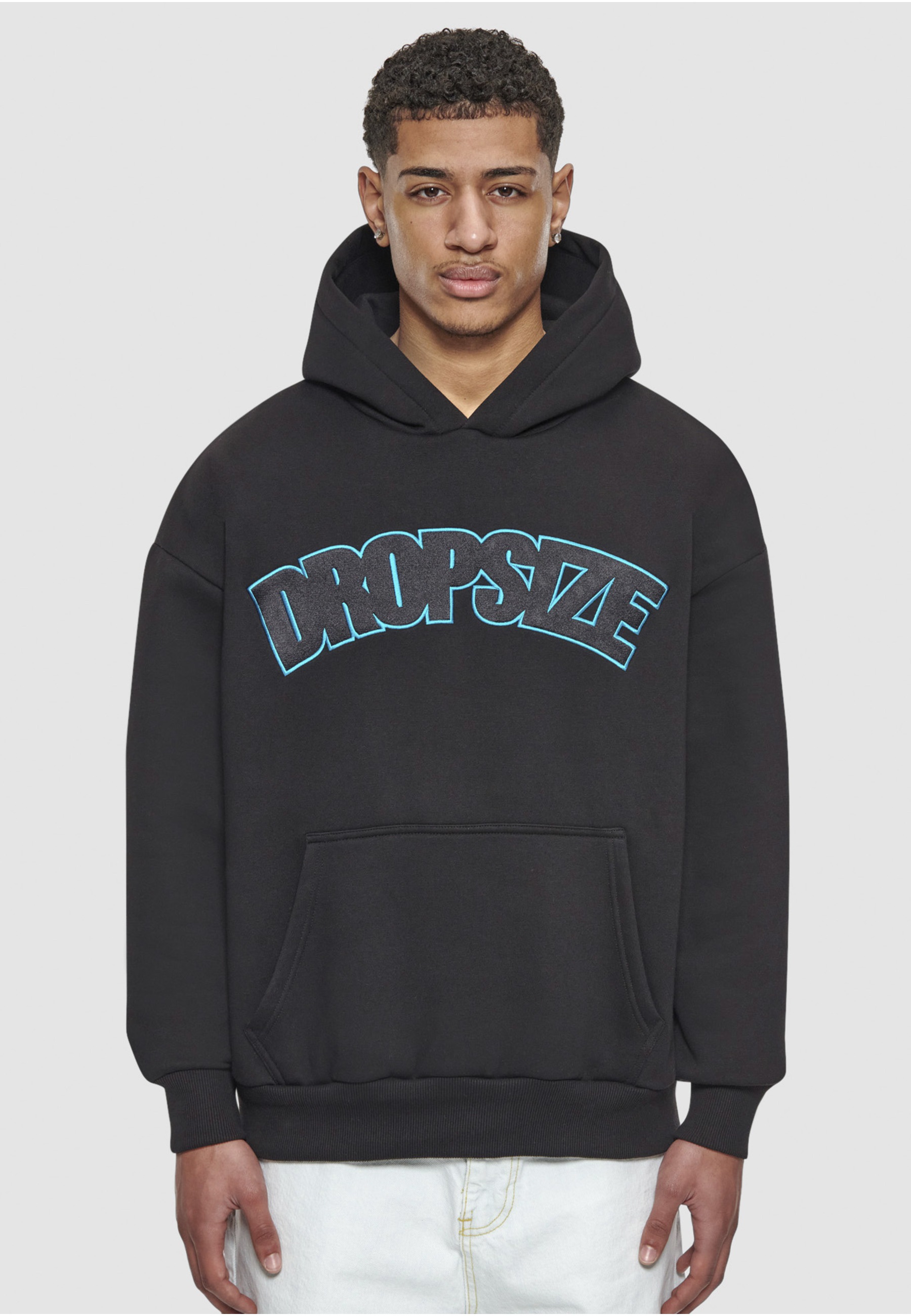 Dropsize Kapuzenpullover »Dropsize Herren Dropsize Heavy Overisze Outline Embo Hoodie« 1 Stk.