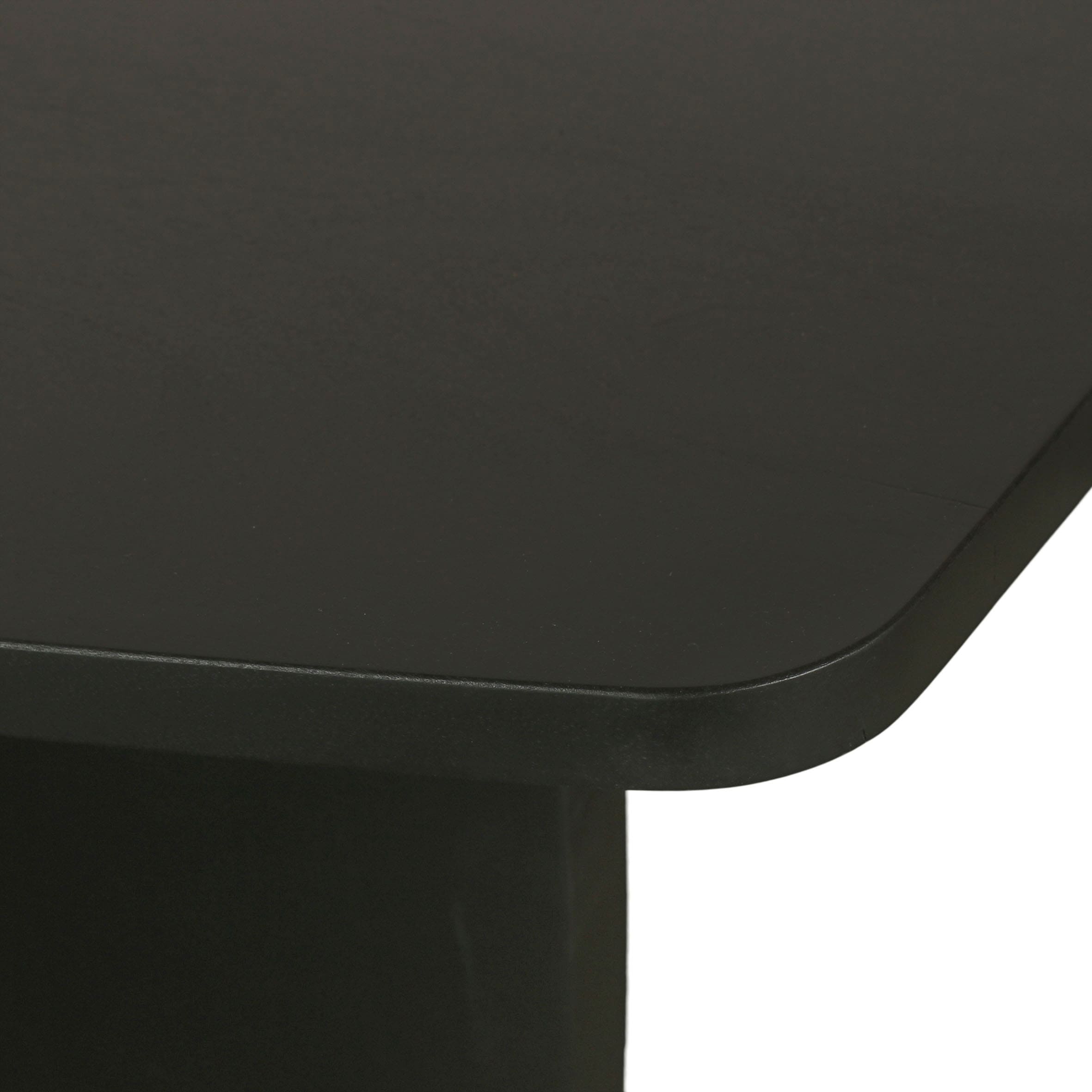 byLIVING Couchtisch »Bolt«, (1 St.), Freiform Tisch in Akazie Massivholz schwarz lackiert, 25mm Tischplatte