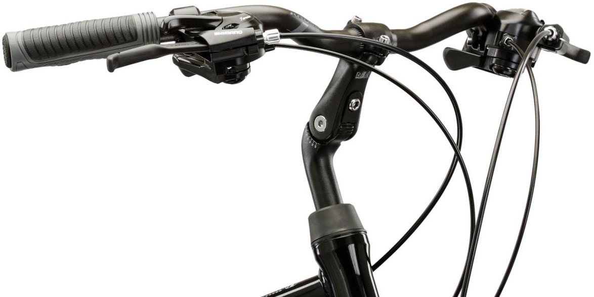 Kross Trekkingrad »Herren-Trekkingrad 28" Berg TR 3.0 Schwarz 21 Gänge« 21 Gang Shimano TOURNEY TY300 Schaltwerk Kettenschaltung