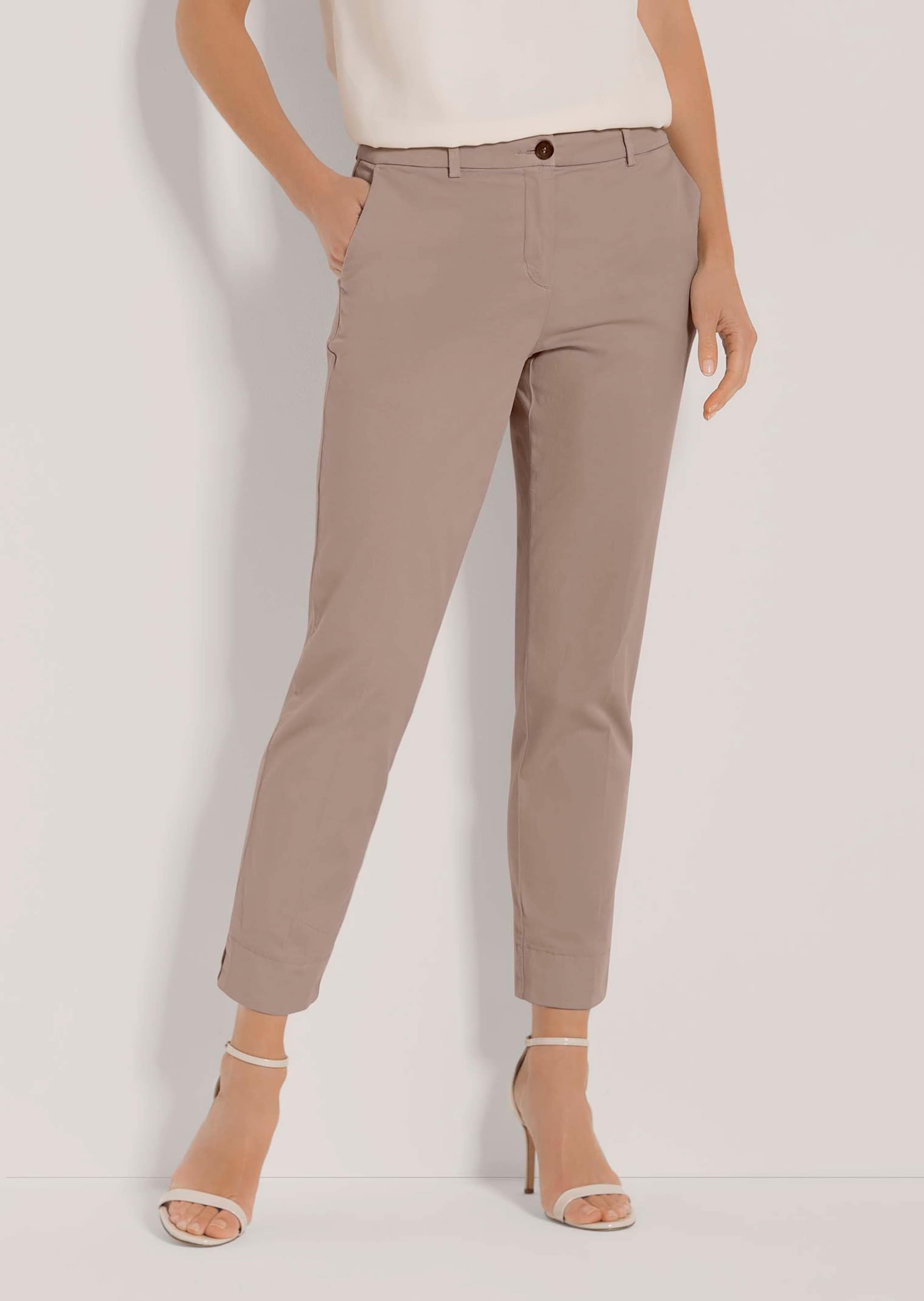 MADELEINE Chinohose »Hose Chino-Hose mit Bügelfalten«