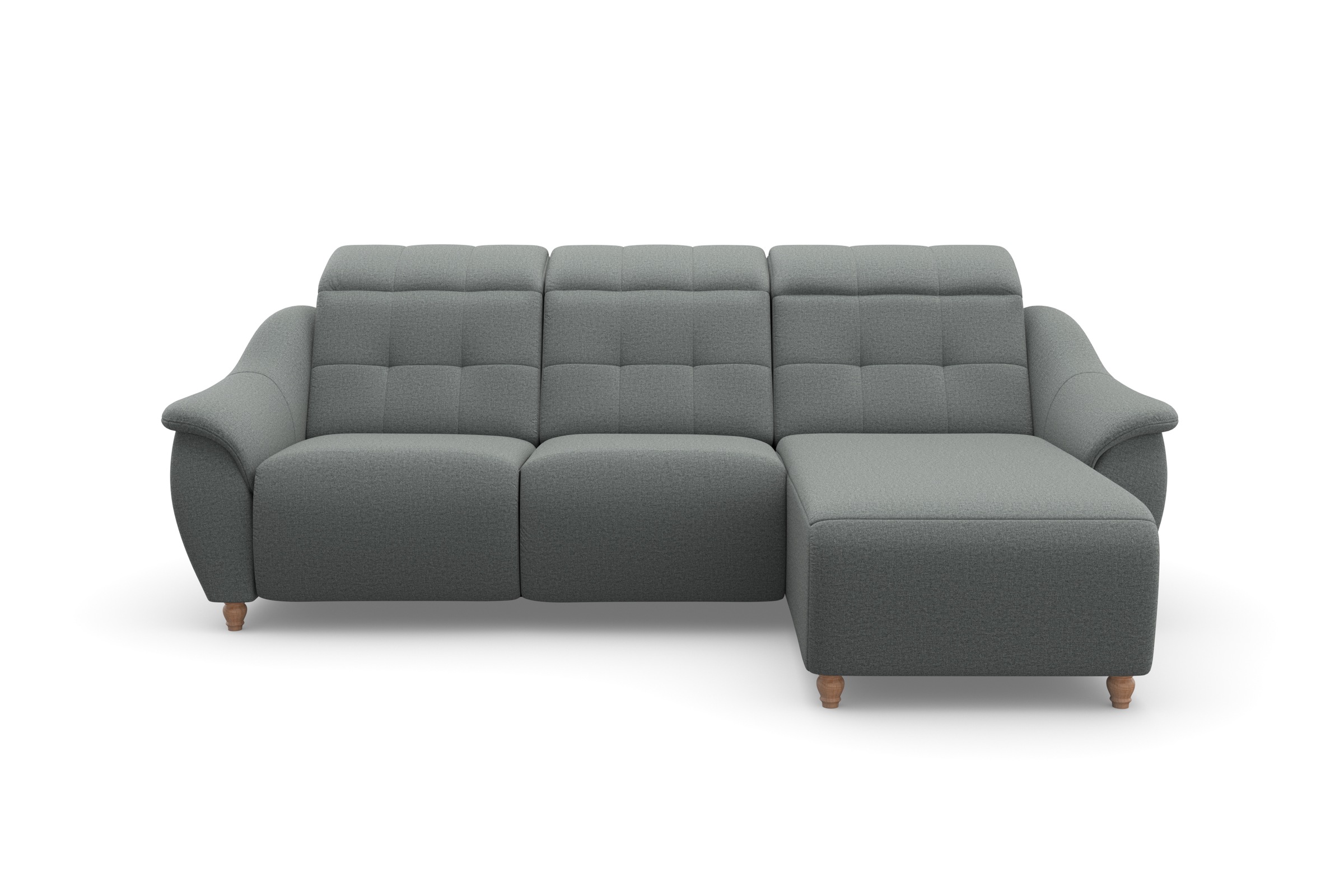 Home affaire Ecksofa "Boston L-Form" Kopfteilverstellung an jeder Sitzfläch günstig online kaufen