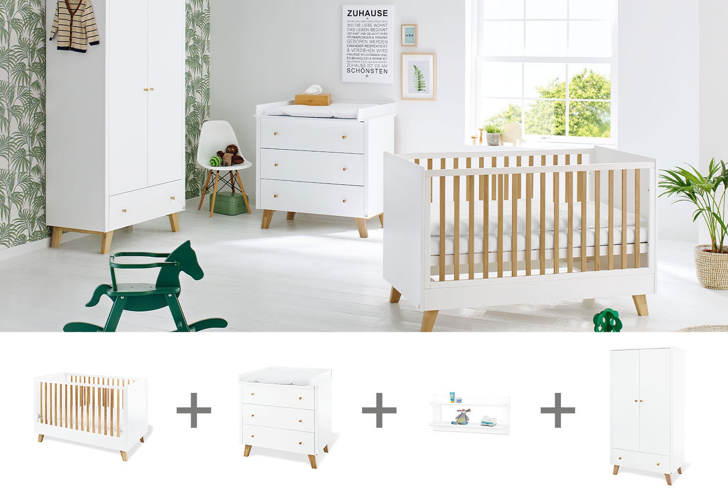 Pinolino ® Babyzimmer-Komplettset »Pan« (Set 4 ...