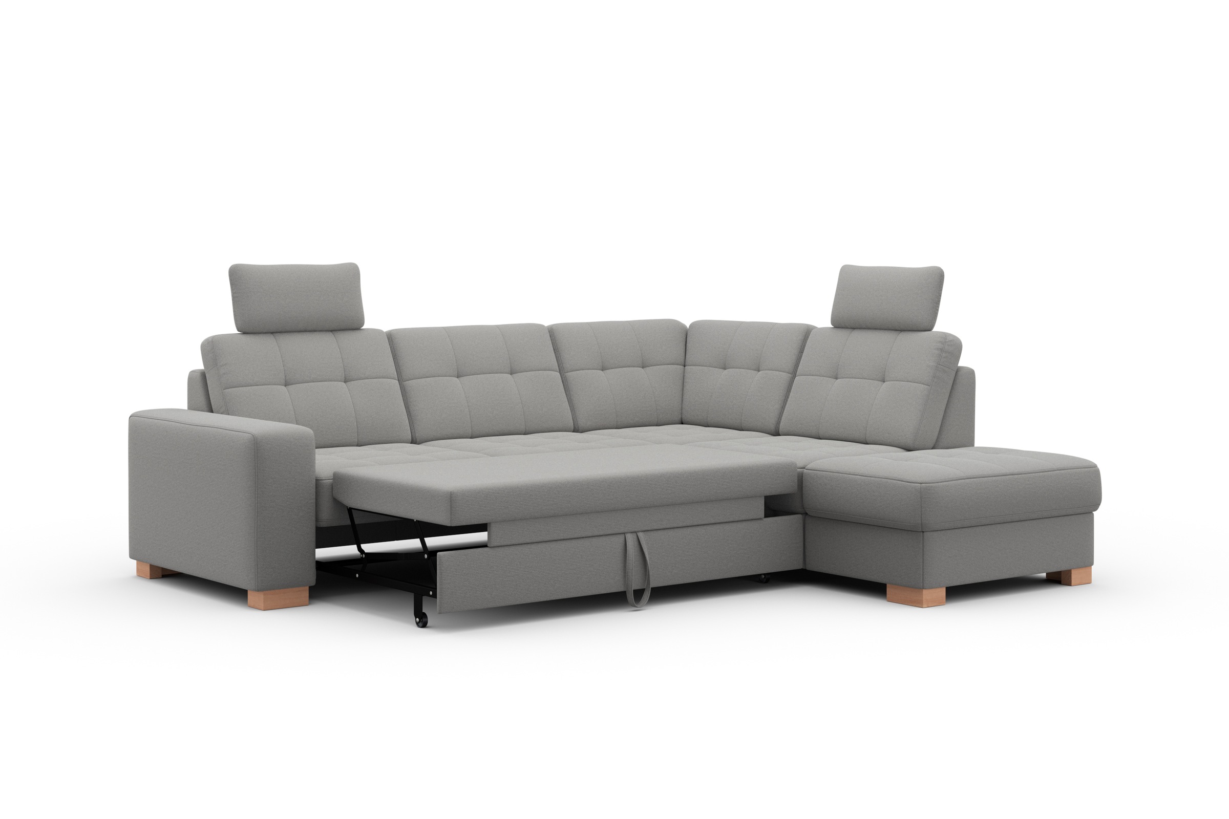 sit&more Ecksofa »Quincy L-Form«, wahlweise mit Bettfunktion und Bettkasten