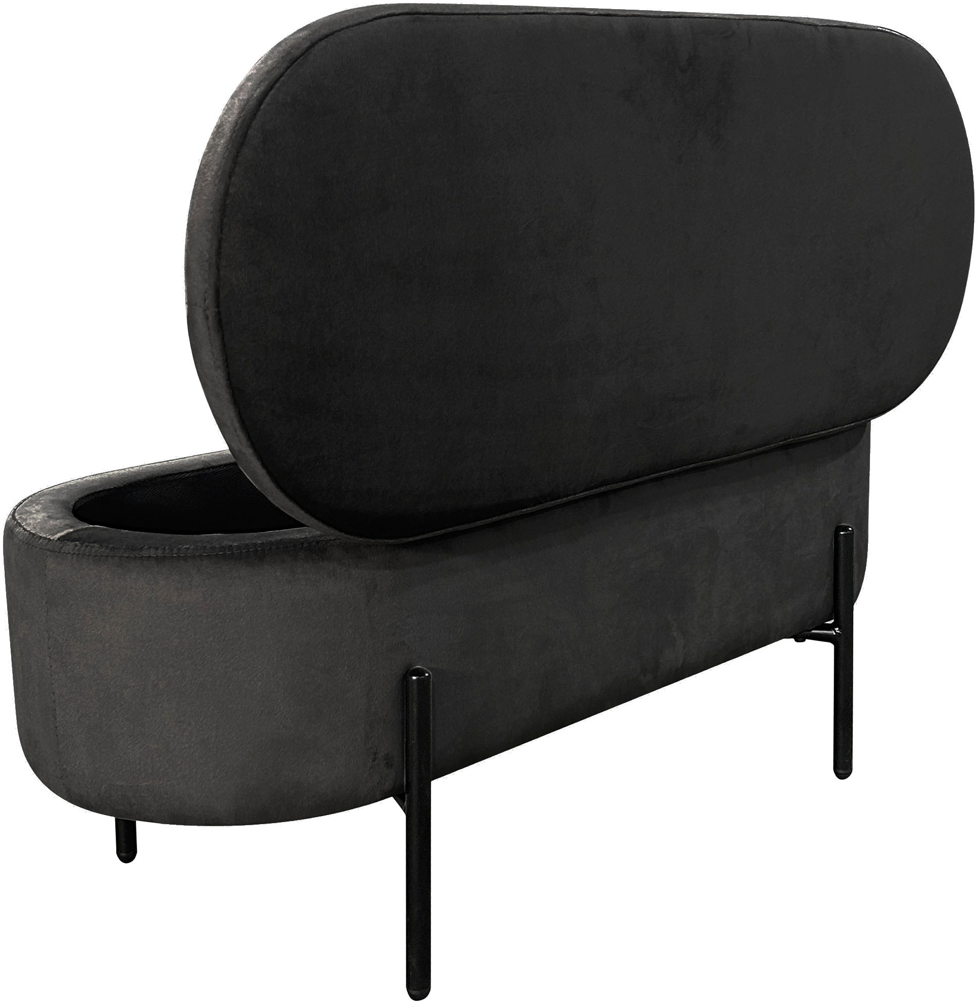 byLIVING Sitzbank »NOVA« Samt, mit Stauraum/Truhe, Innenmaß Truhe 26,5 x 83cm, Höhe: 19 cm