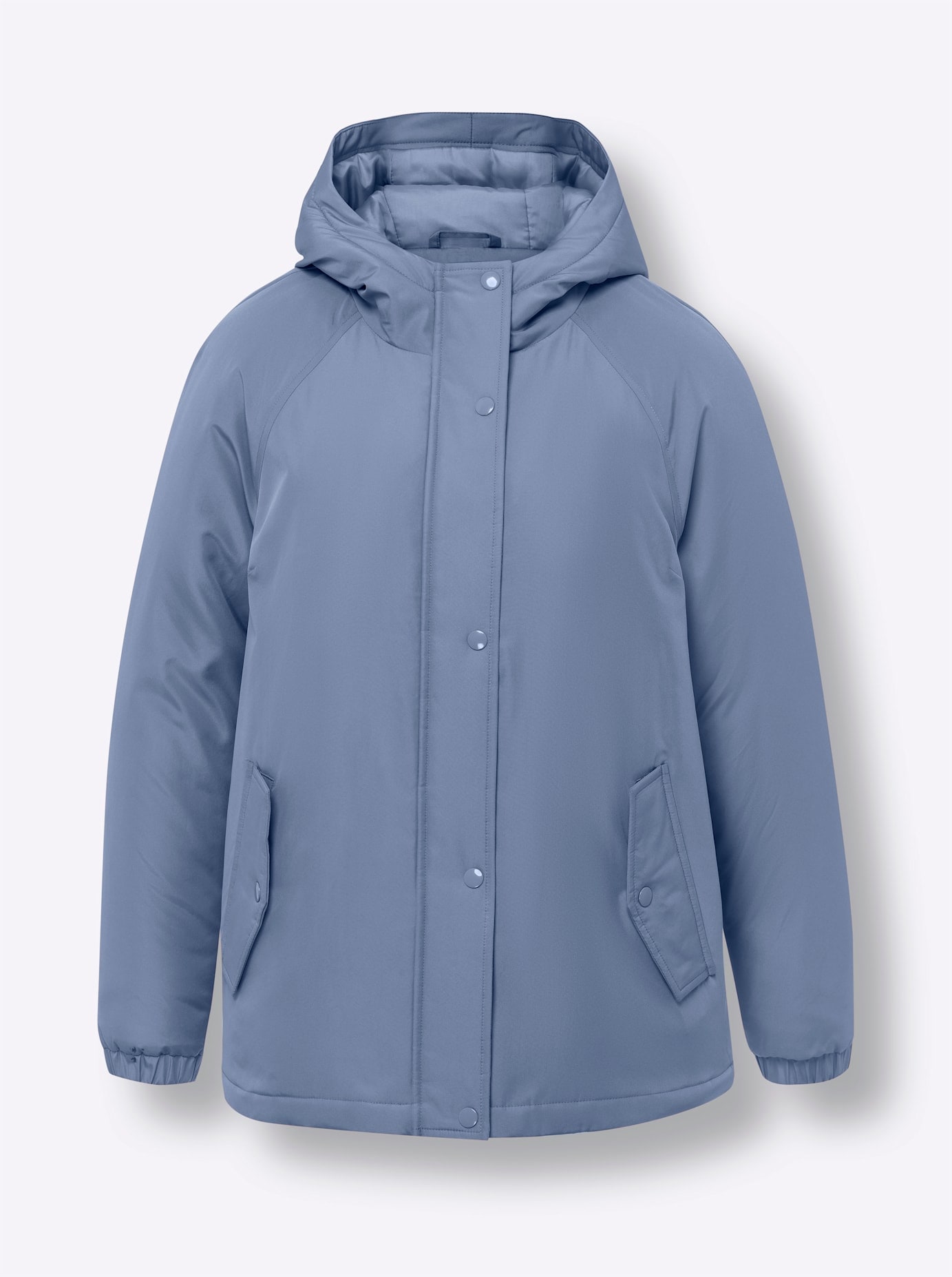Classic Basics Langjacke, mit Kapuze