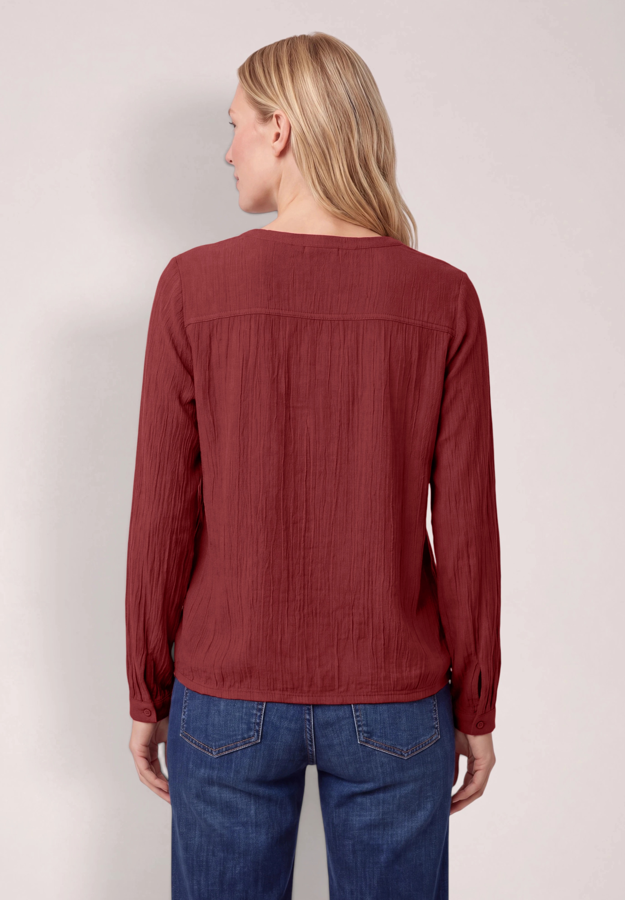 Cecil Shirtbluse mit Smok-Details