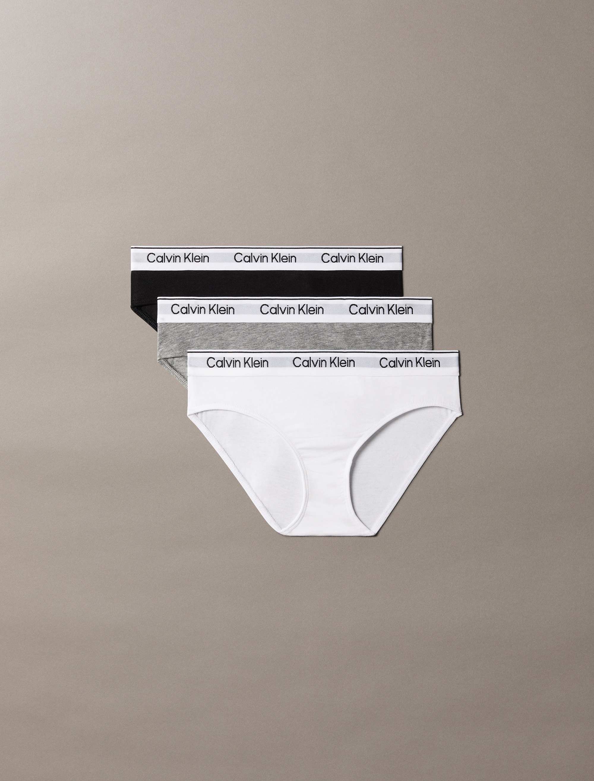 Calvin Klein Underwear Brasilslip »3PK BIKINI«, (Packung, 3 St., 3er-Pack), mit Logobund