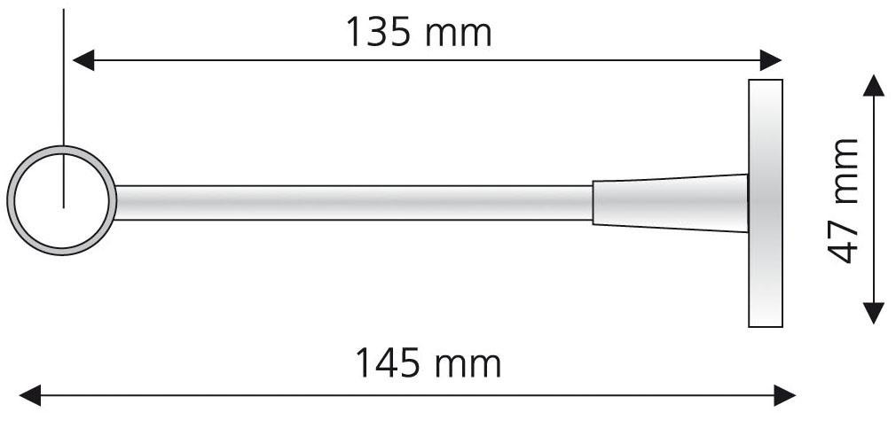 Liedeco Träger für Gardinenstangen Ø 16 mm günstig online kaufen