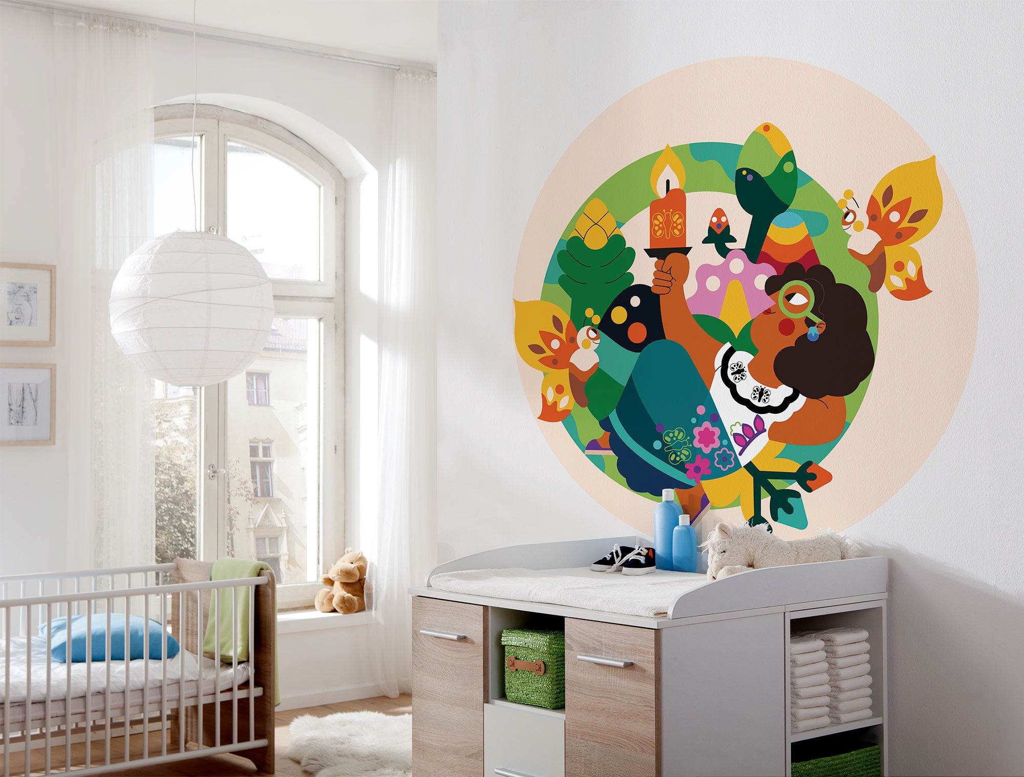 KOMAR Fototapete "Encanto Miracle Candle", B/L: 125m, Rollen: 1bunt, Schlafzimmer, Tapeten