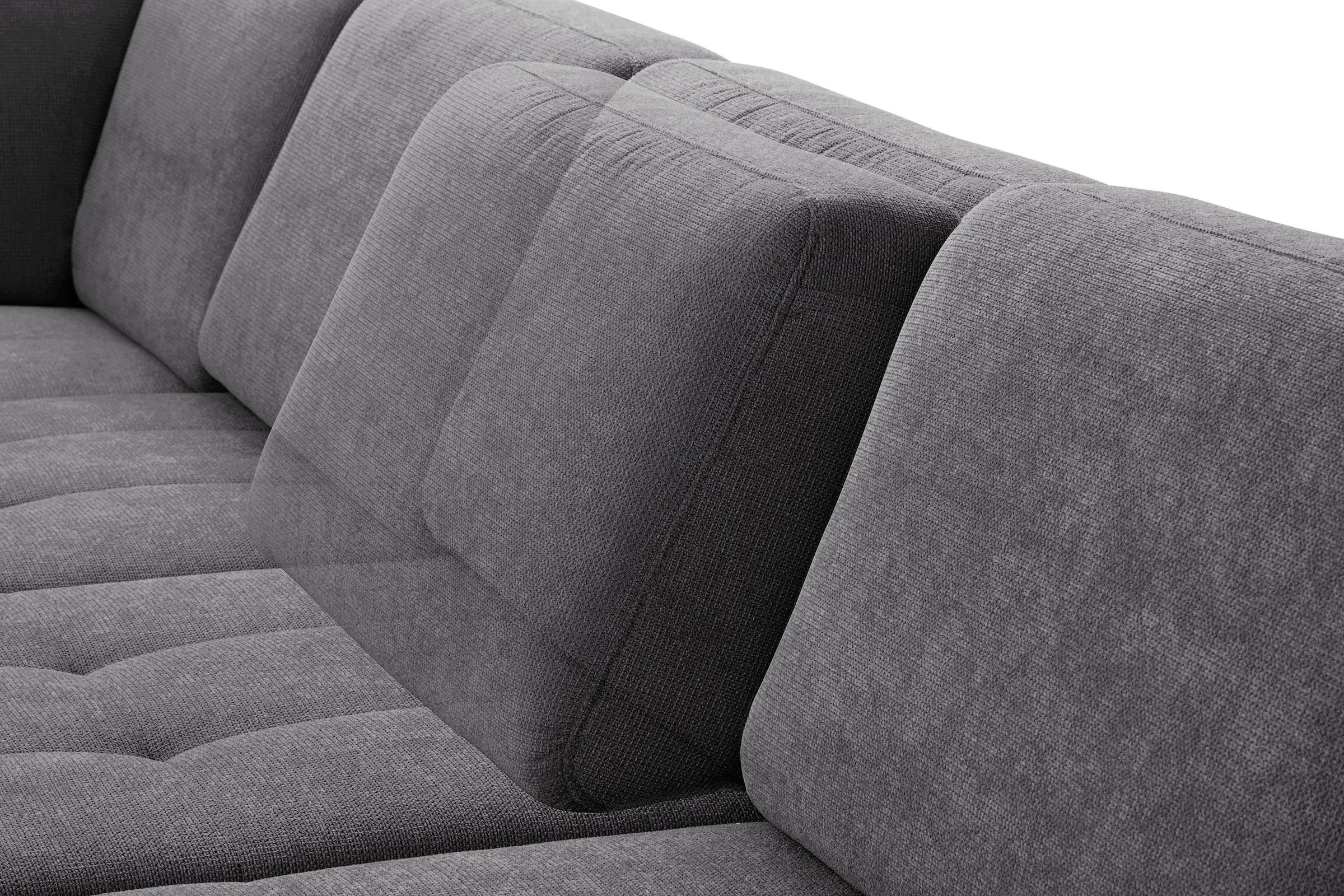 sit&more Wohnlandschaft »Santorini U-Form«, mit Federkern und Sitztiefenverstellung, wahlweise mit Bettfunktion