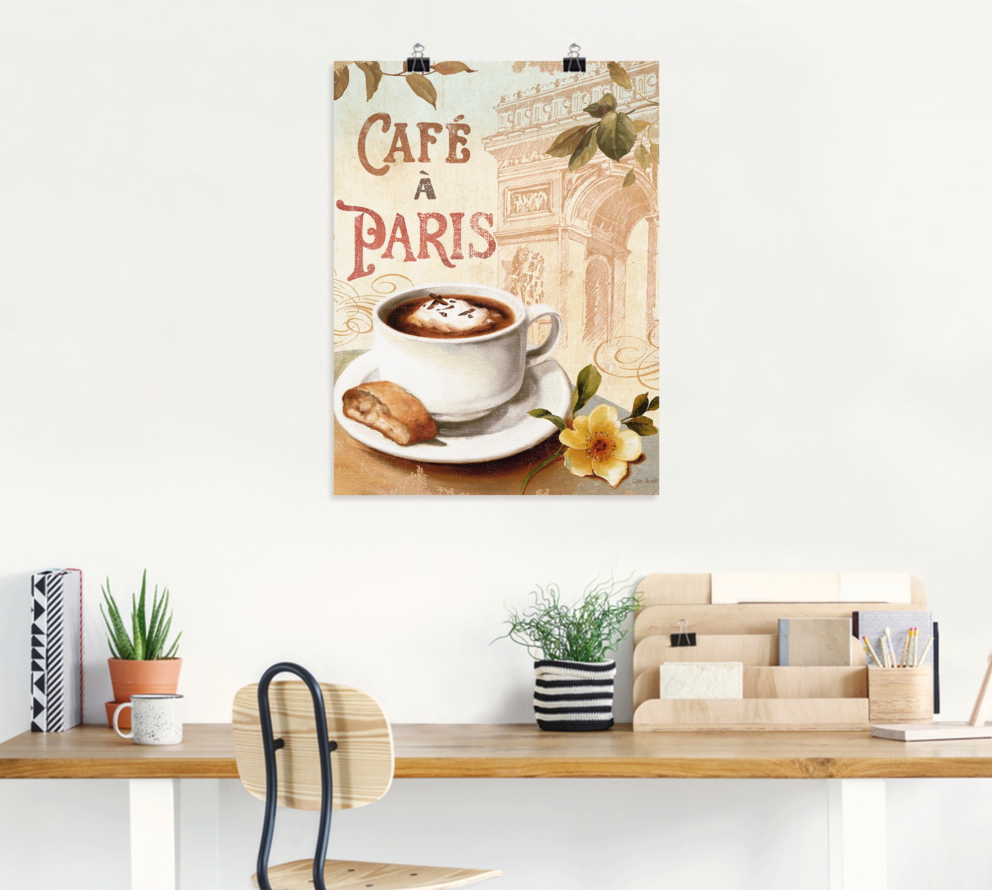 Artland Wandbild »Kaffee in Europa I«, Getränke, (1 St.), als Poster, Wandaufkleber in verschied. Größen