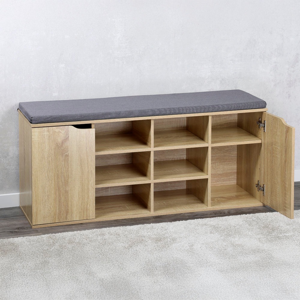 KESPER® Schuhschrank »Schuhschrank mit Sitzkissen, 2 Türen, FSC«