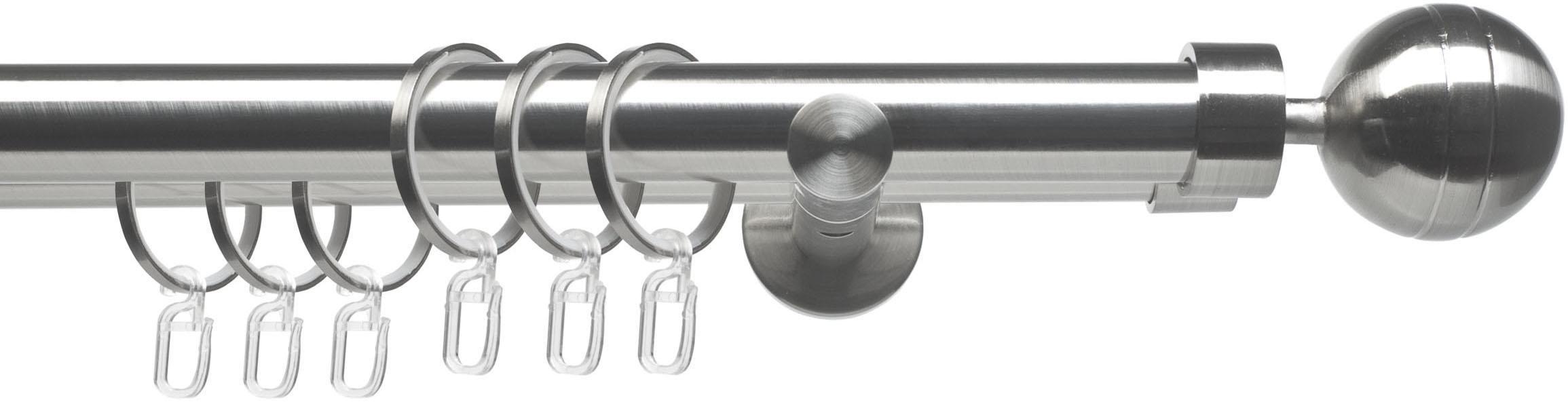 Liedeco Gardinenstange "CELKUGEL01SG2L" Ø 25 mm 2 läufig-läufig Fixmaß 2-läufig im Fixmaß Ø 25/20 mm