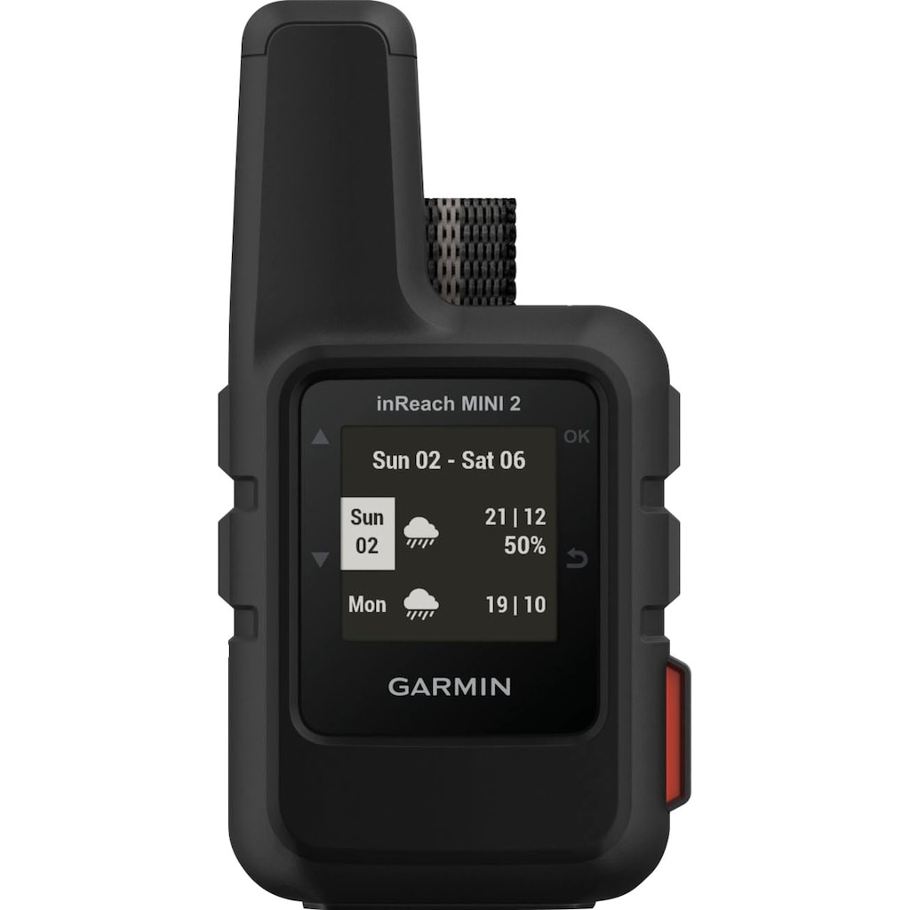 Garmin Outdoor-Navigationsgerät »Garmin inReach Mini 2 Black GPS EMEA«, TracBack-Routing-Funktion, Punkt-zu-Punkt-Navigation