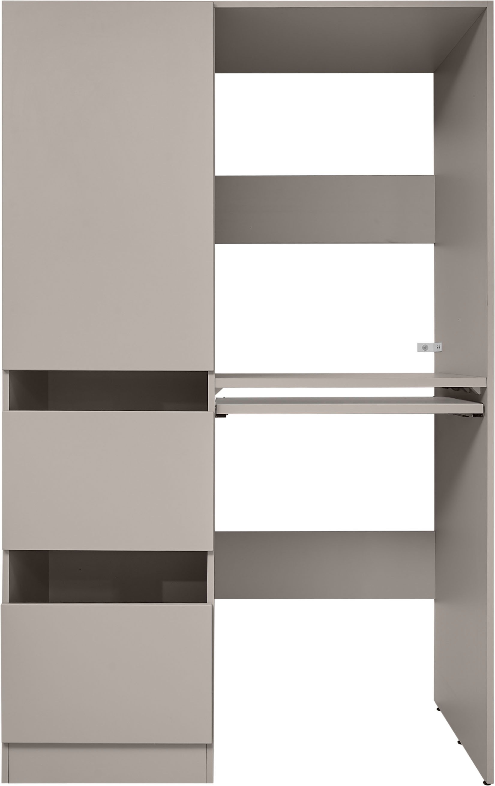 BASIC by Balculina Waschmaschinenumbauschrank »Washhome B/H/T 116x185x68 cm« 1 Stk. tlg. Breite 116cm, Metallschubkästen, Softclose