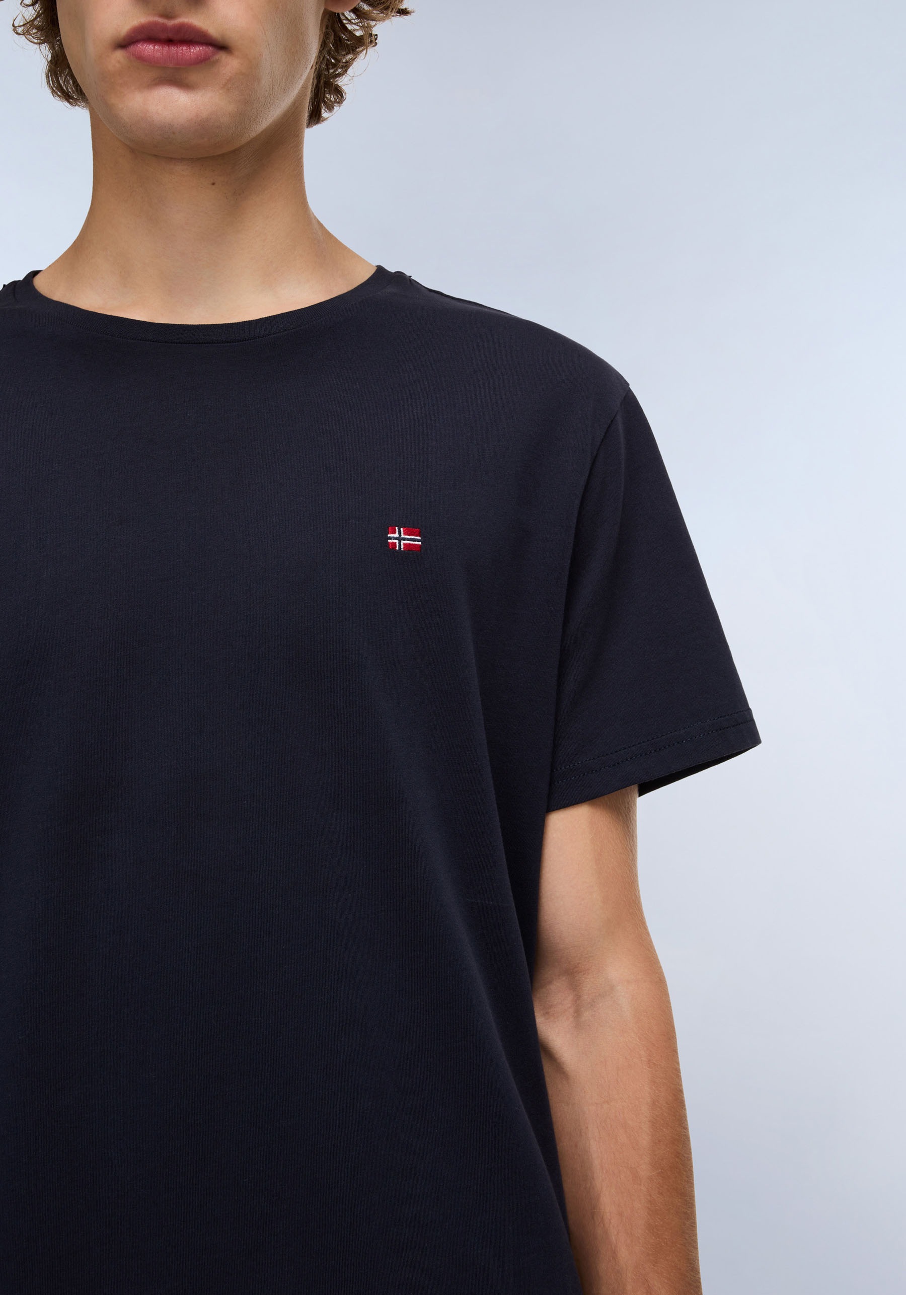 Thumbnail - Napapijri T-Shirt "SALIS SS SUM SHARK SKIN HCB" Kurzarm, für sportliche und sommerliche Anlässe, Rundhalsausschnitt