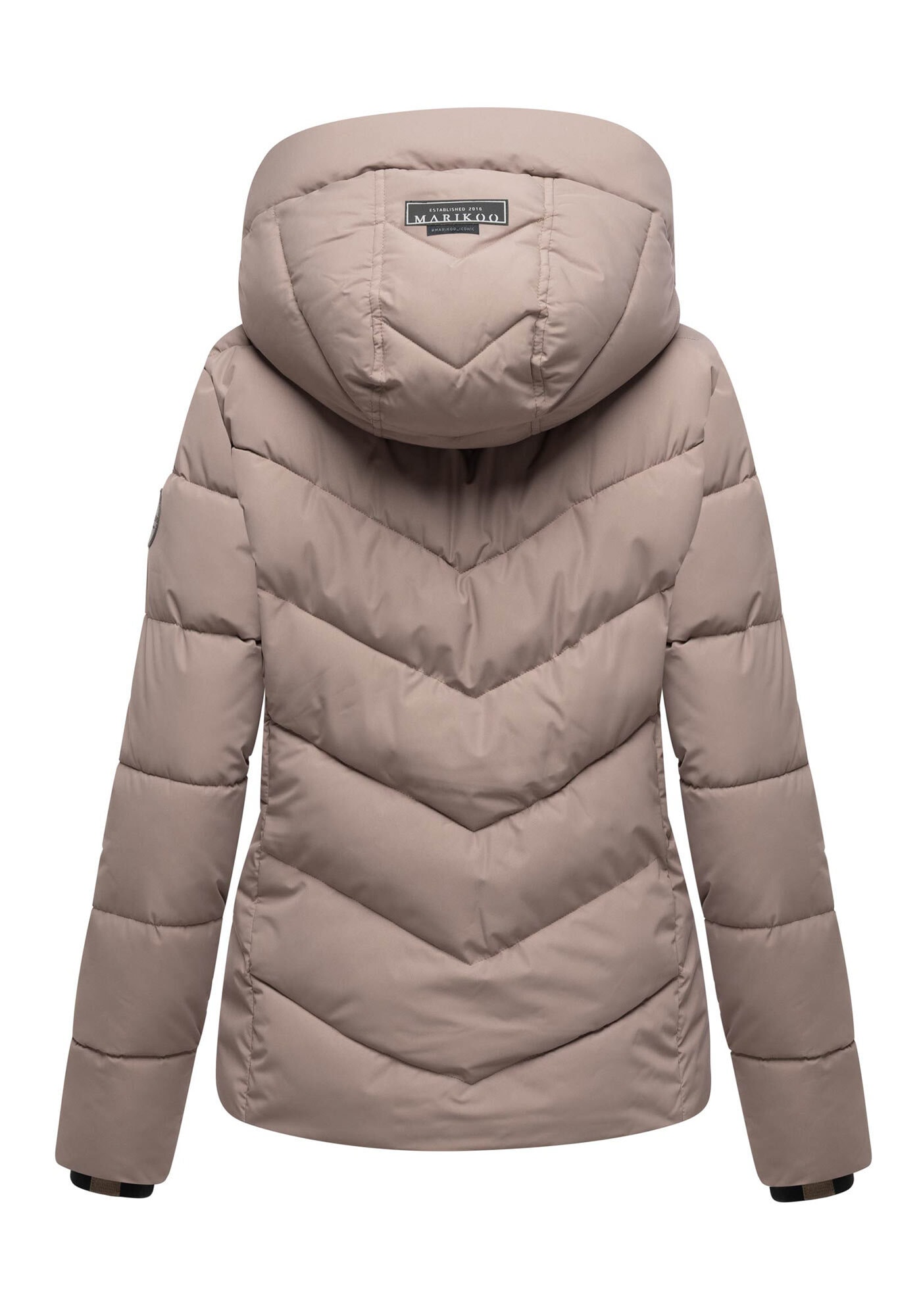 Marikoo Winterjacke »Sahnemausii«, Schräge Steppung