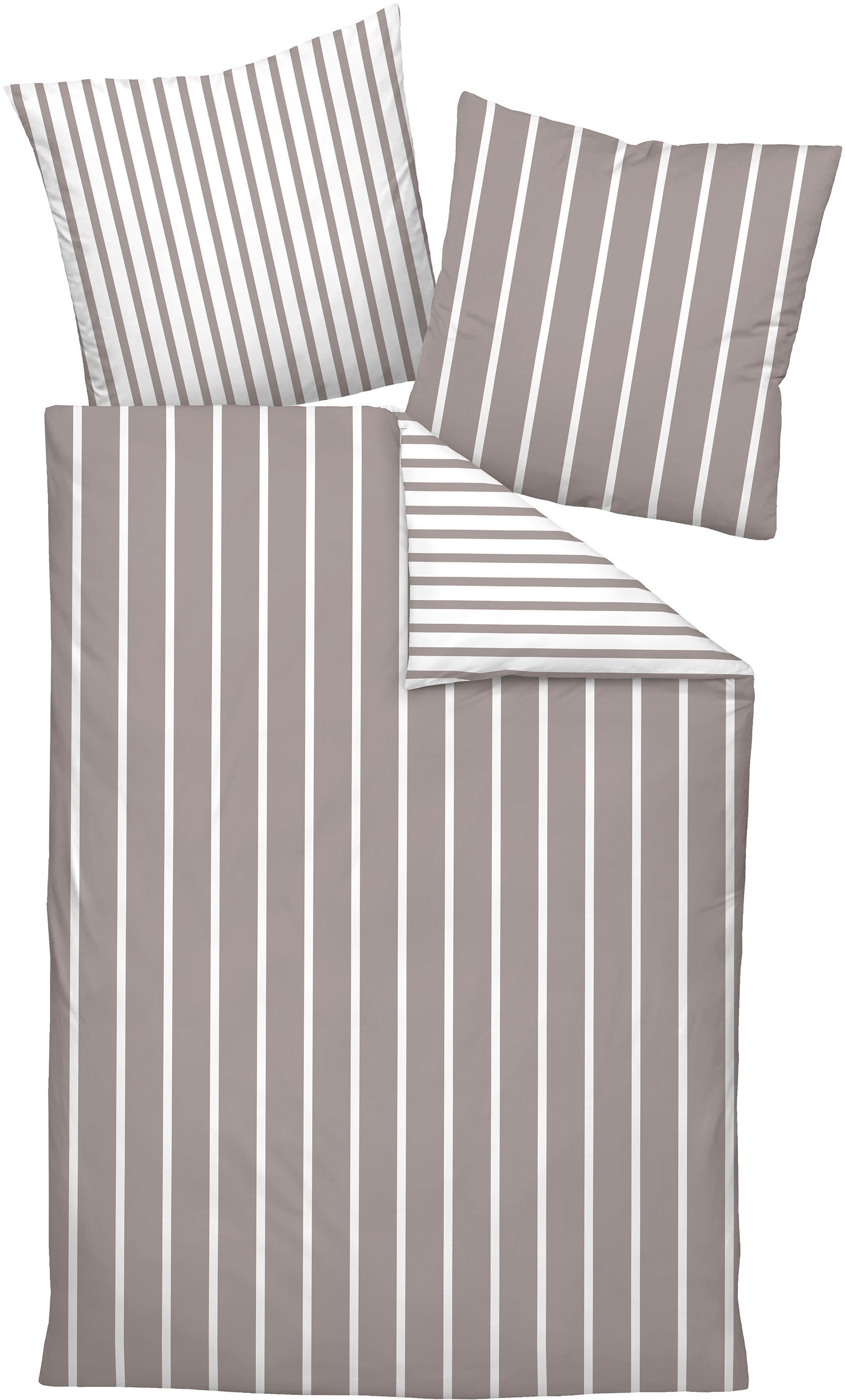Janine Wendebettwäsche "Interlock-Jersey59028 3" mit Reissverschluss günstig online kaufen