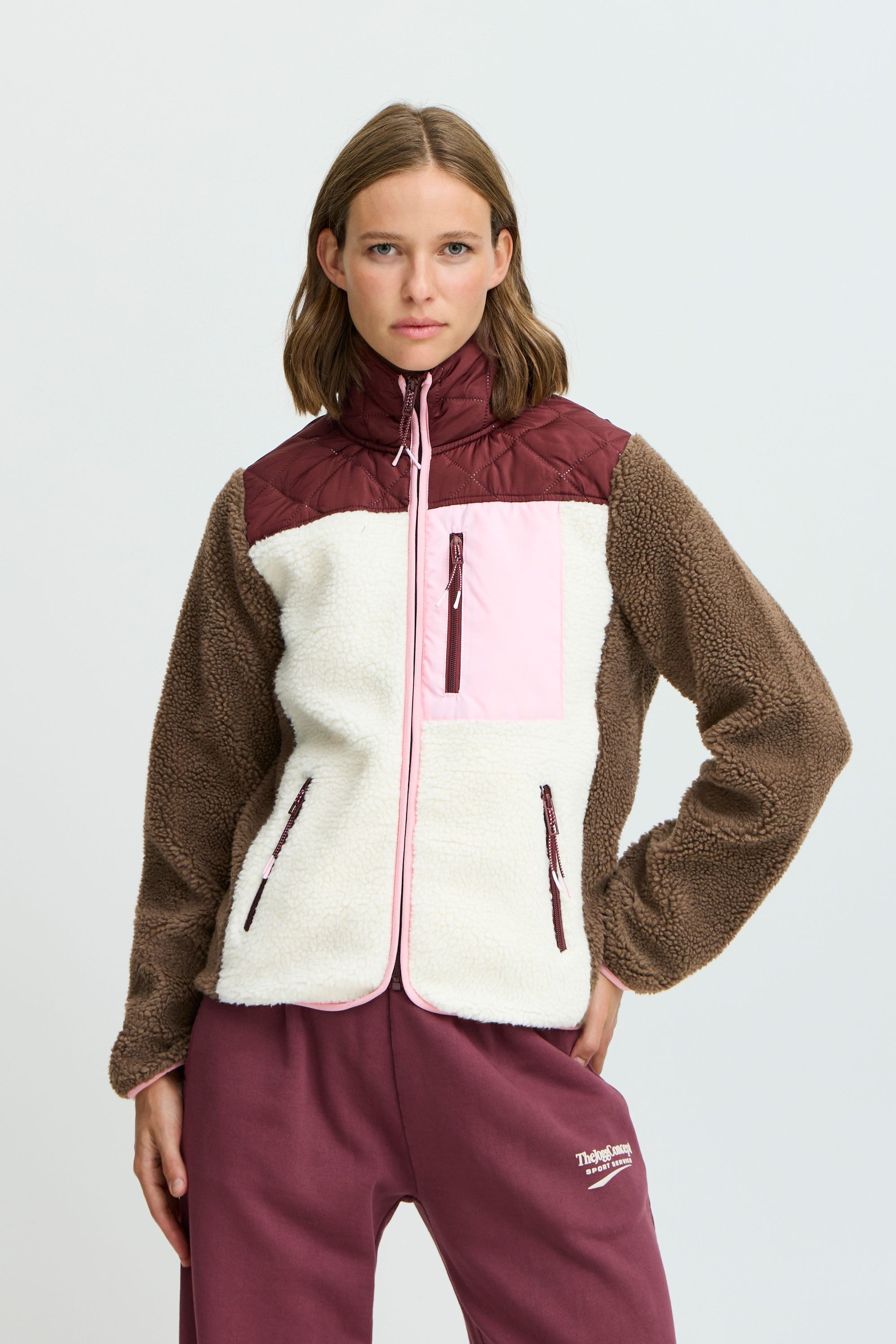 TheJoggConcept Fleecejacke »Fleecejacke JCBERRI JACKET 6«