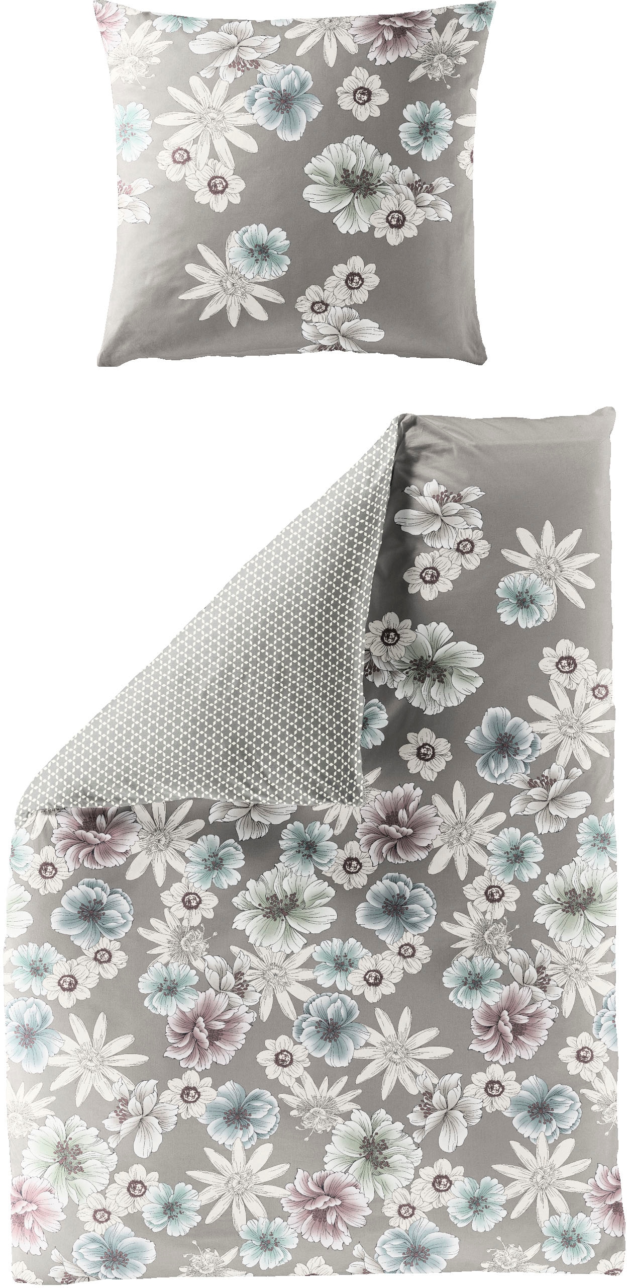 Jekatex Bettwäsche "DALIA" 2 Stk. tlg. Bettwäsche-Set aus 100% Baumwolle günstig online kaufen