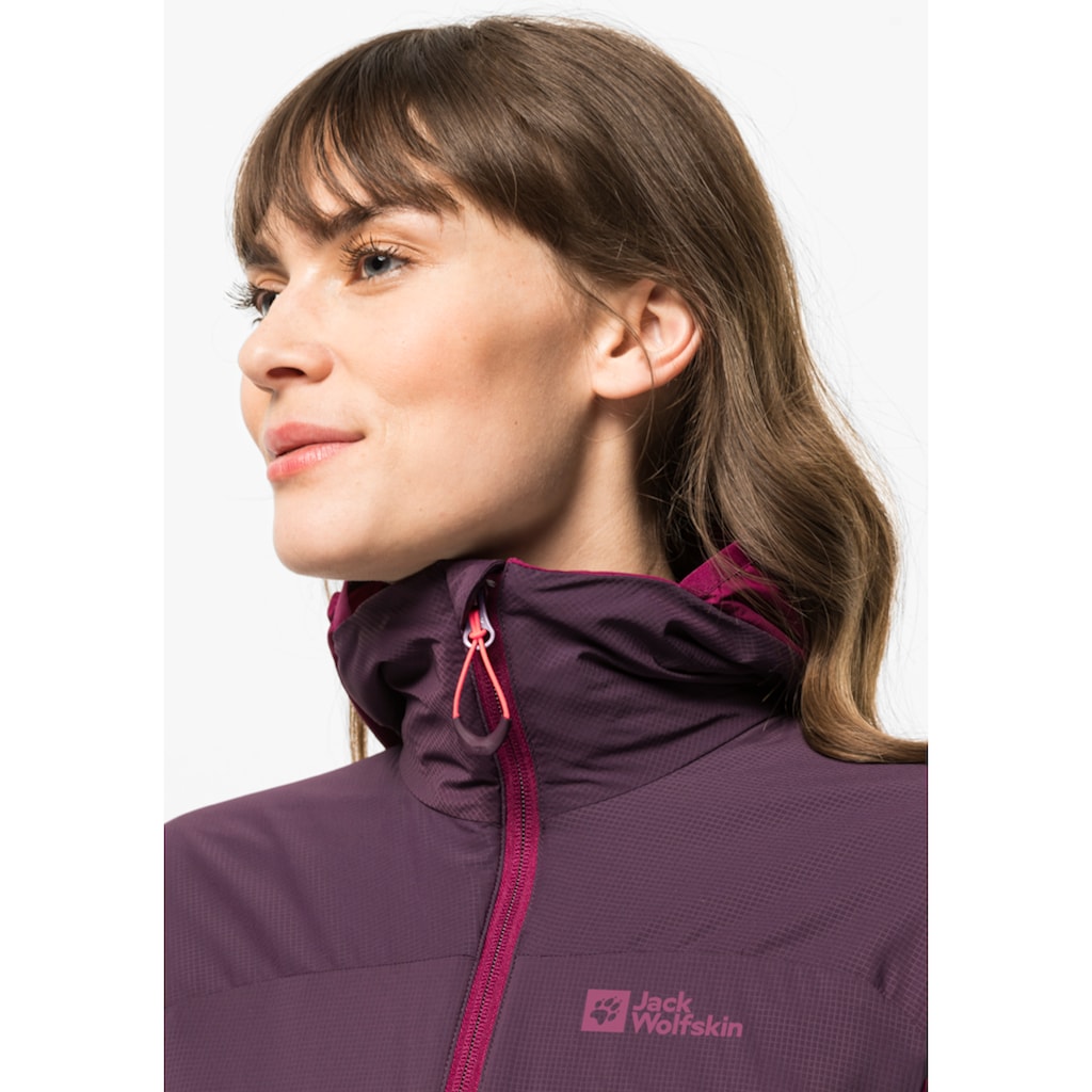 Jack Wolfskin Funktionsjacke »ALPSPITZE INS HOODY W«, mit Kapuze